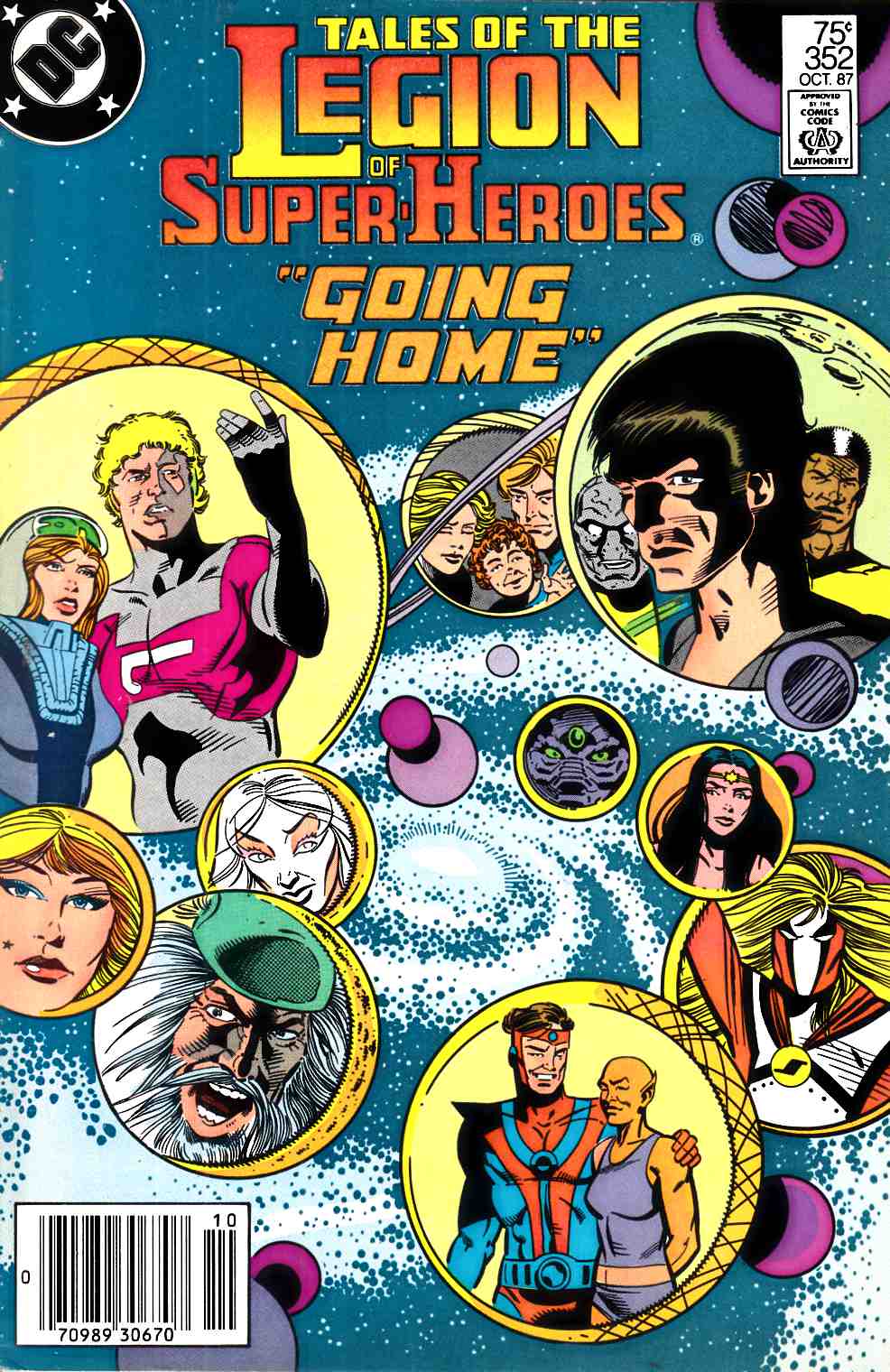 Legion of Super-Heroes #352 Newsstand Edition Very Fine (8.0) [DC Comic] THUMBNAIL