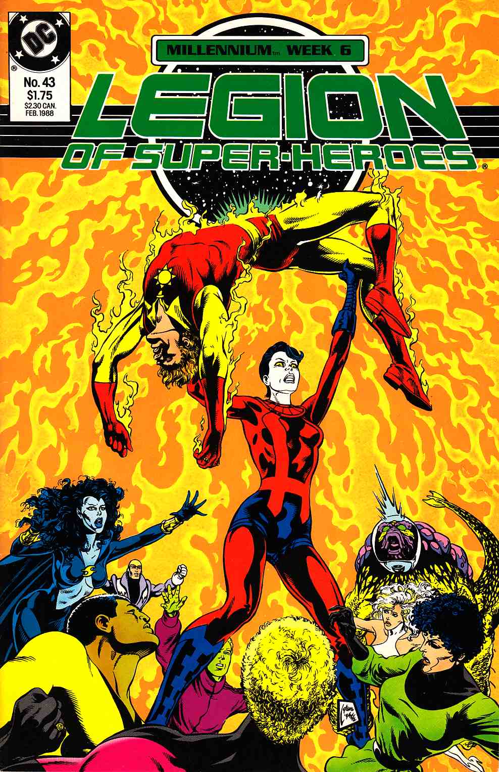 Legion of Super-Heroes #43 Fine (6.0) [DC Comic] THUMBNAIL
