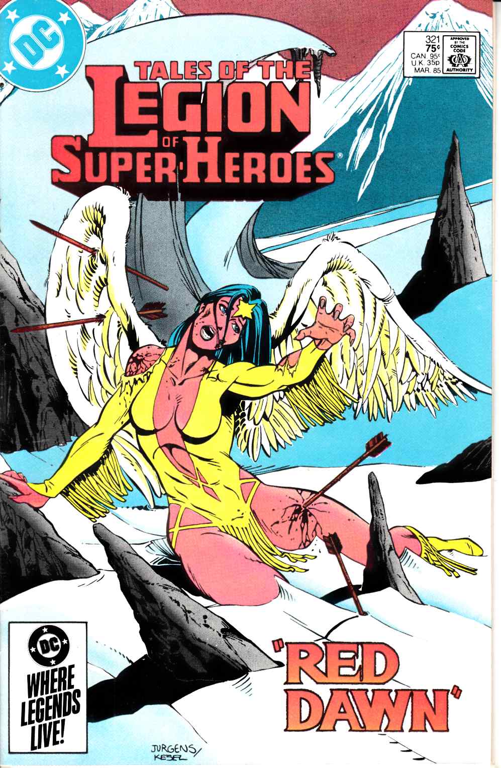 Legion of Super-Heroes #321 Very Fine (8.0) [DC Comic] LARGE