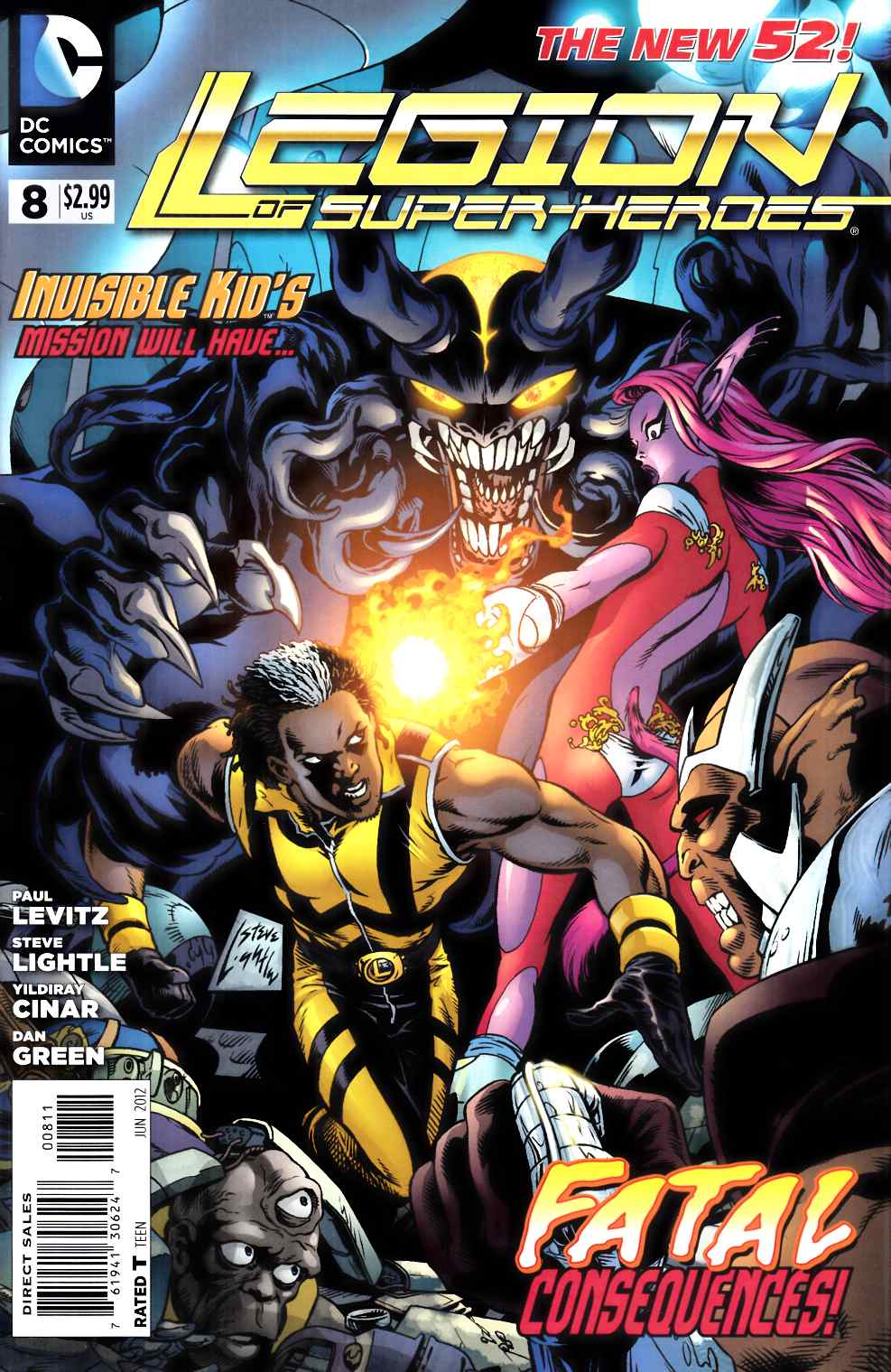 Legion of Super-Heroes #8 Very Fine (8.0) [DC Comic] LARGE