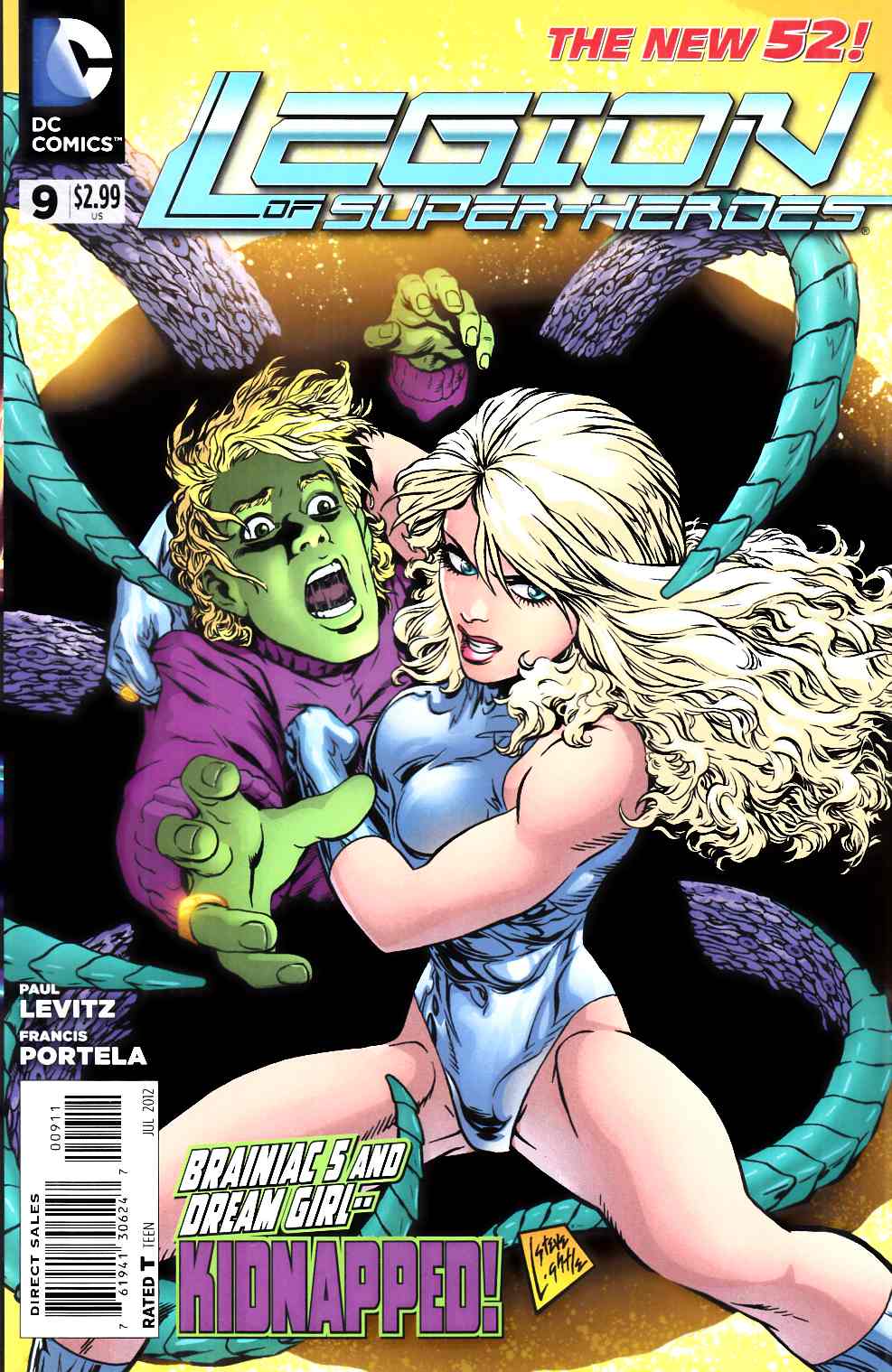 Legion of Super Heroes #9 Very Fine (8.0) [DC Comic] LARGE
