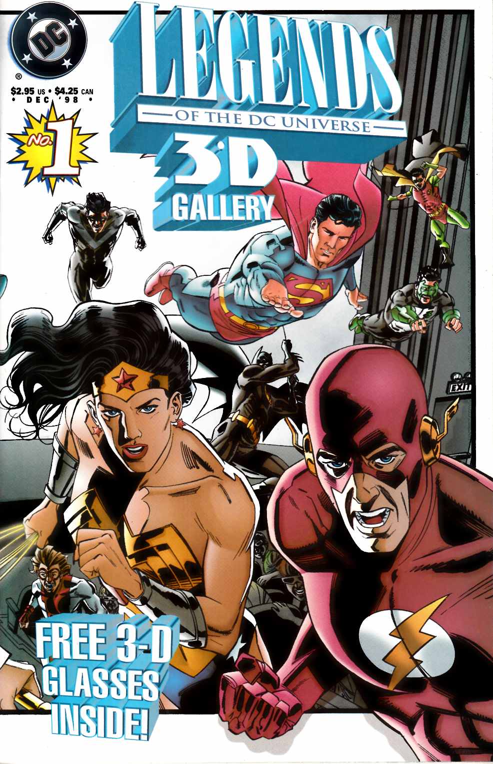 Legends of the DC Universe 3-D Gallery #1 Near Mint (9.4) [DC Comic] LARGE
