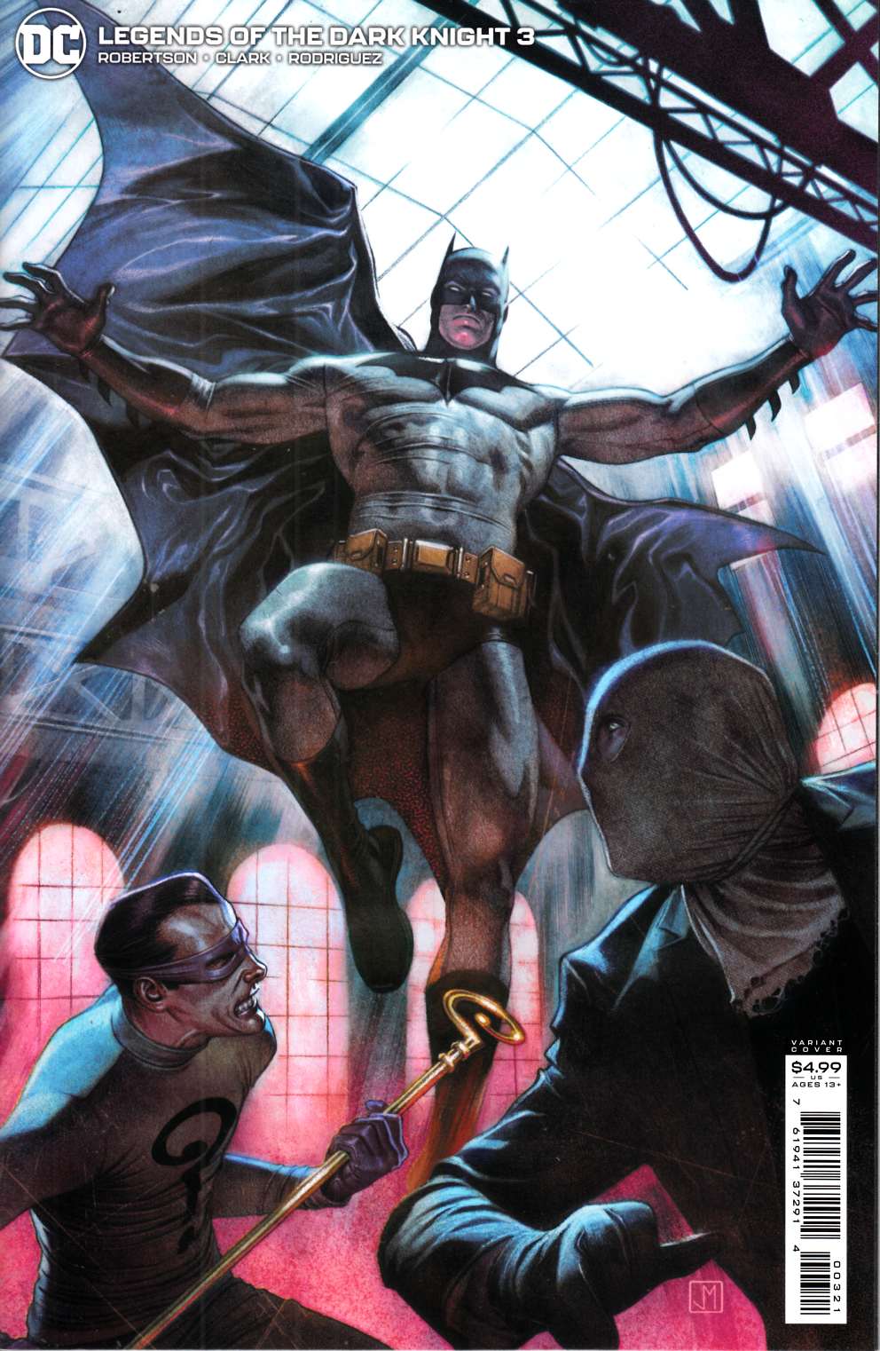Legends of the Dark Knight #3 Molina Variant Cover Near Mint (9.4) [DC Comic] LARGE