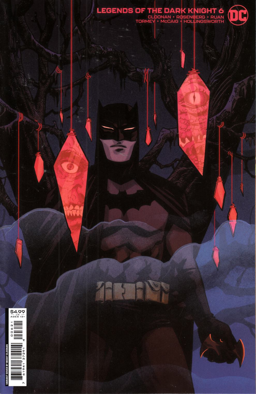 Legends of the Dark Knight #6 Cloonan Variant Cover Near Mint (9.4) [DC Comic] THUMBNAIL