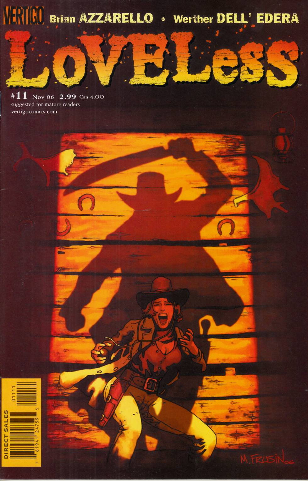 Loveless #11 Very Fine (8.0) [DC Comic] LARGE