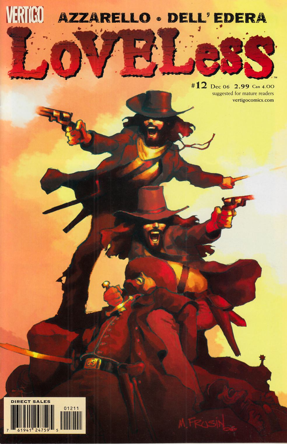 Loveless #12 Very Fine (8.0) [DC Comic] THUMBNAIL