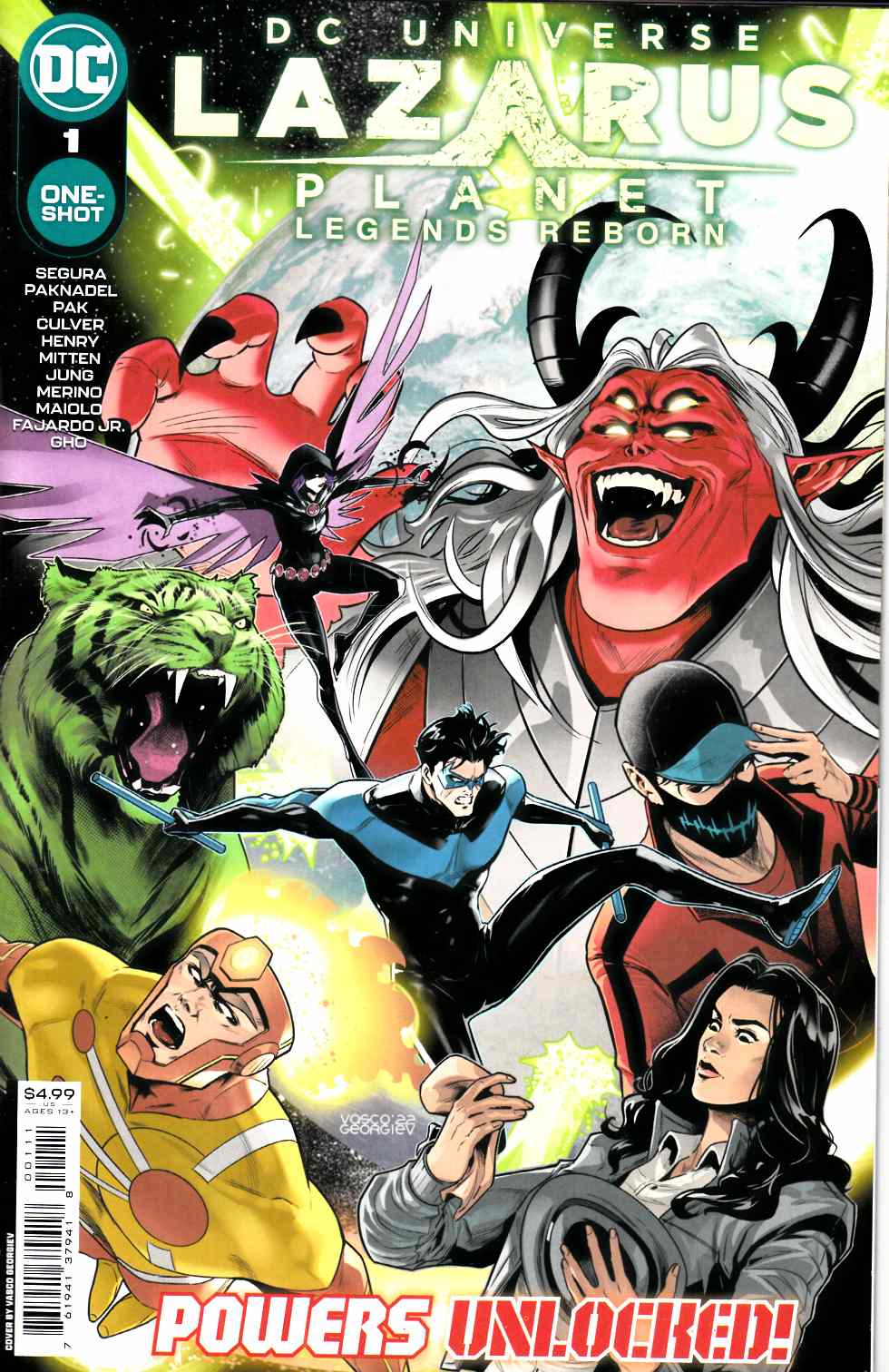 Lazarus Planet Legends Reborn #1 Near Mint (9.4) [DC Comic] LARGE