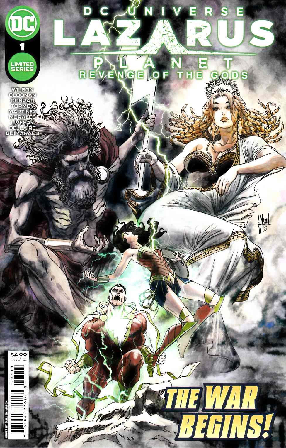 Lazarus Planet Revenge of the Gods #1 Near Mint (9.4) [DC Comic] LARGE