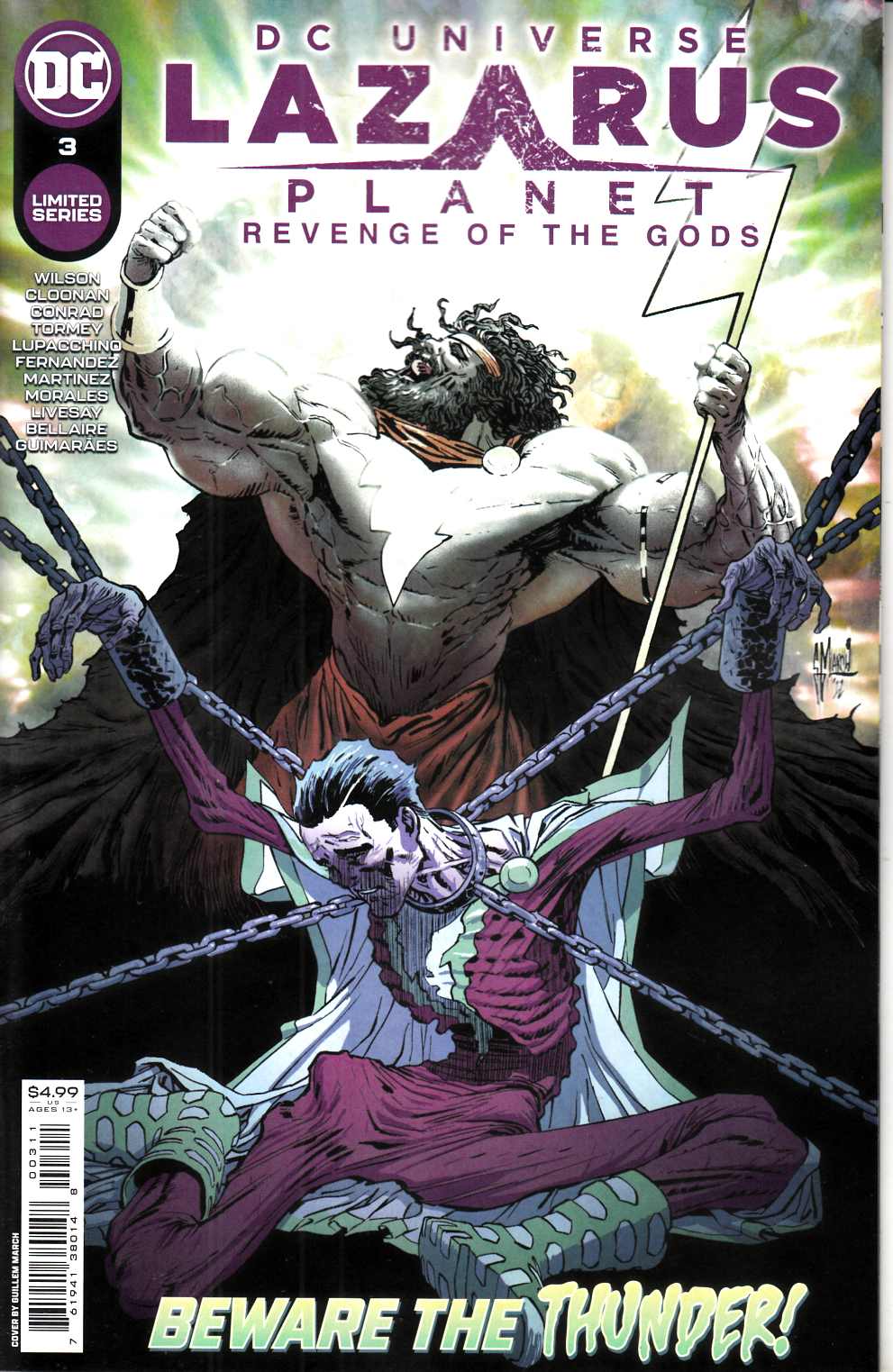 Lazarus Planet Revenge of the Gods #3 Near Mint (9.4) [DC Comic] LARGE