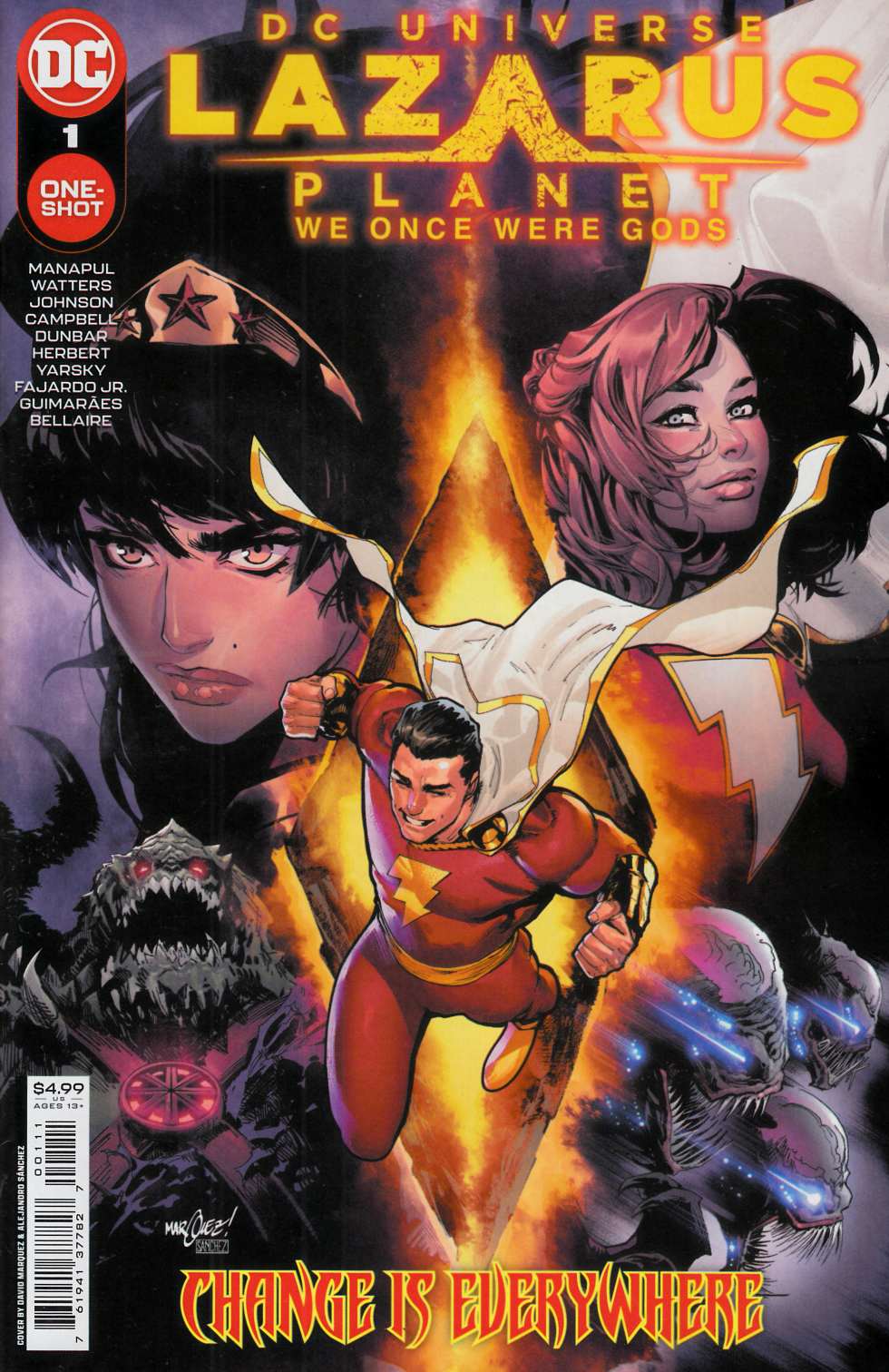 Lazarus Planet We Once Were Gods #1 Near Mint (9.4) [DC Comic] LARGE