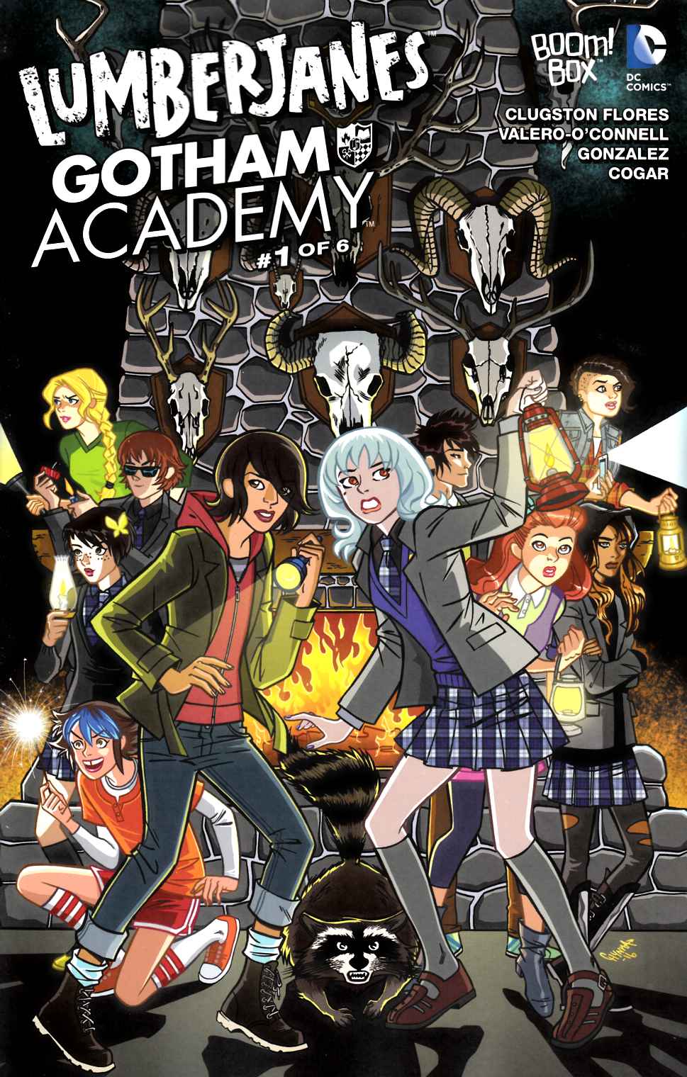 Lumberjanes Gotham Academy #1 Unlock Clugston Flores Variant Cover [Boom Comic] THUMBNAIL