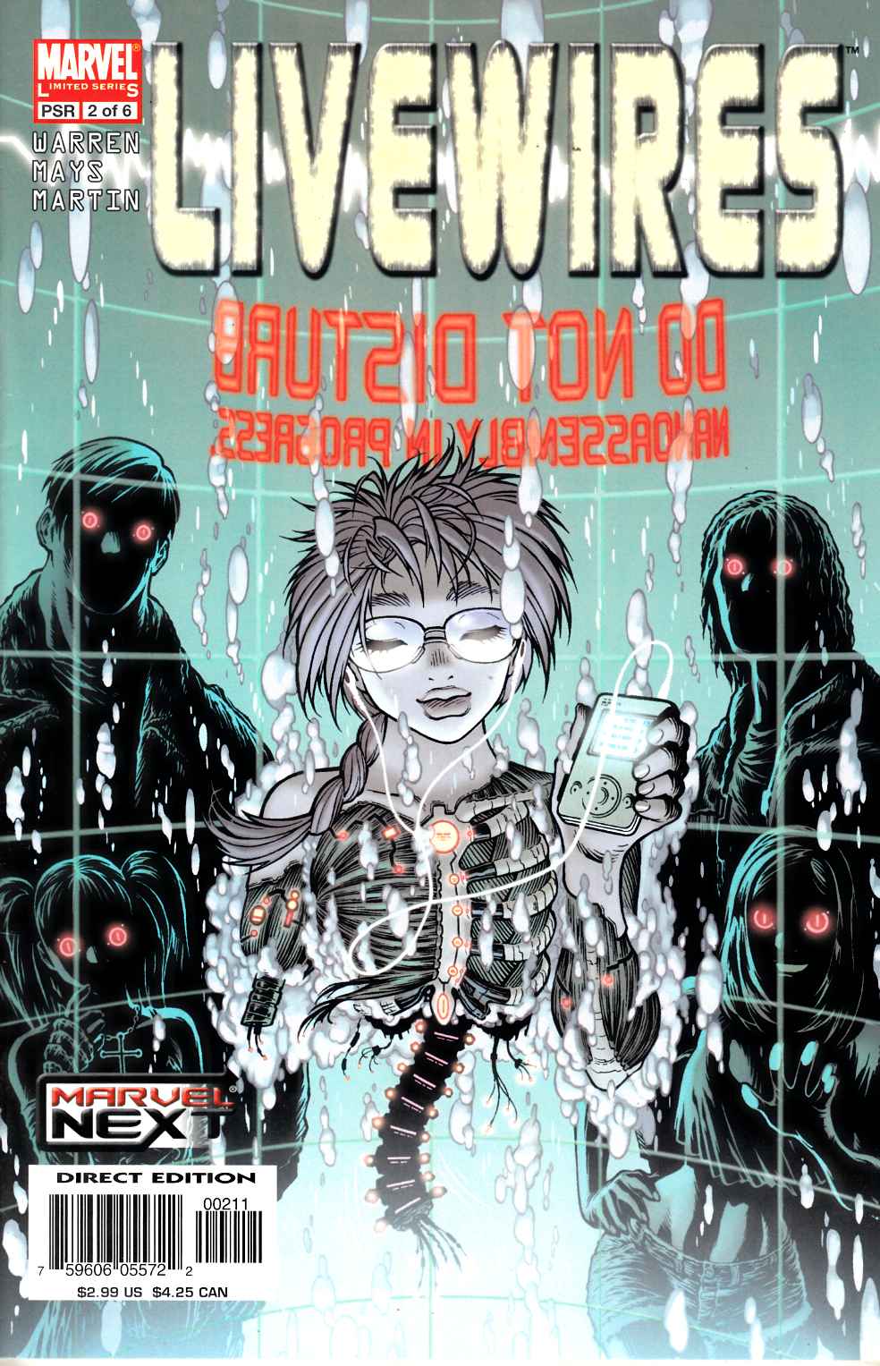 Livewires #2 Very Fine (8.0) [Marvel Comic] LARGE