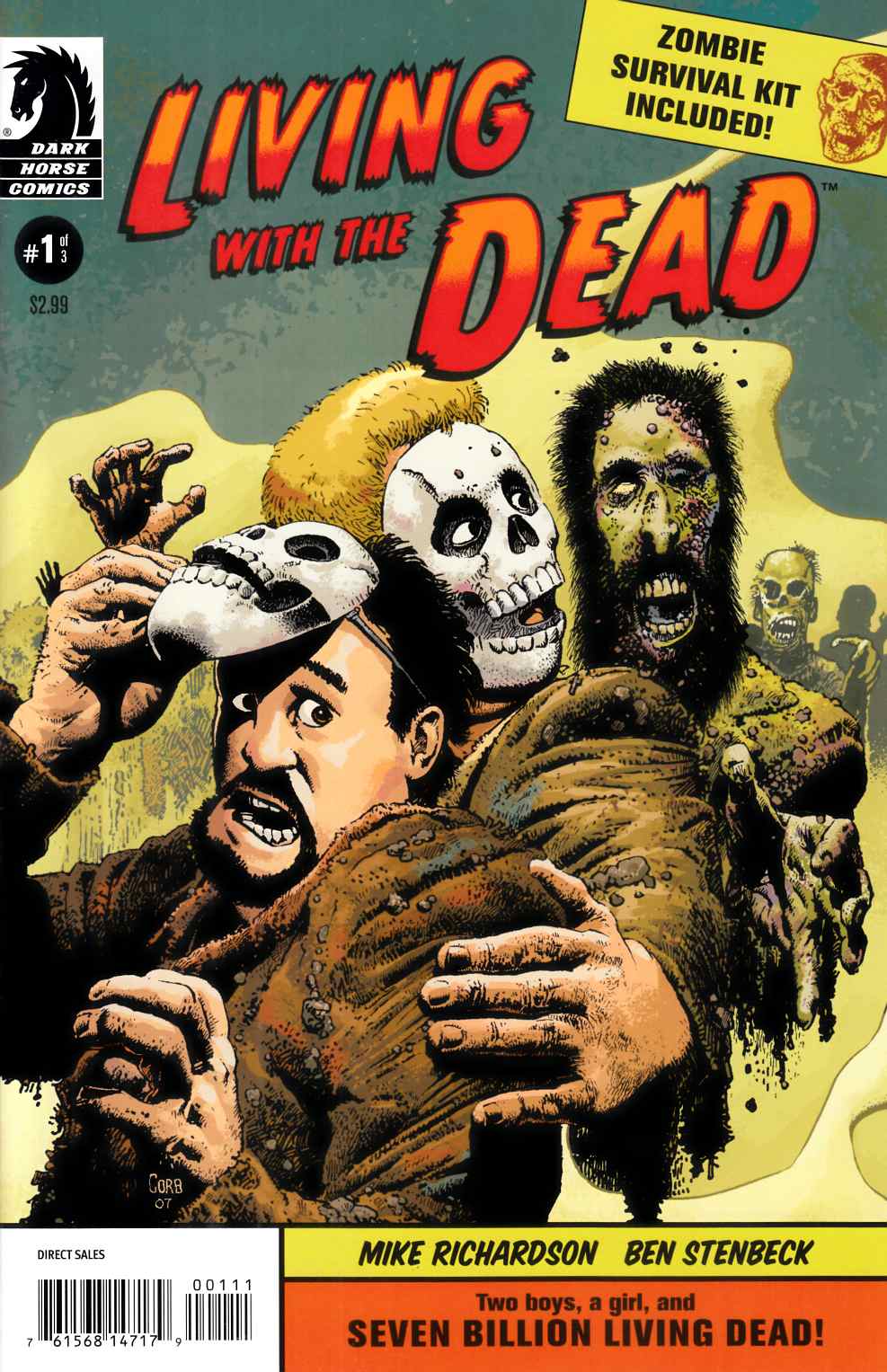 Living with the Dead #1 Near Mint (9.4) [Dark Horse Comic] LARGE