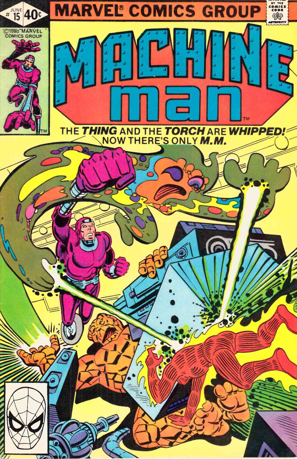 Machine Man #15 Fine/Very Fine (7.0) [Marvel Comic] LARGE