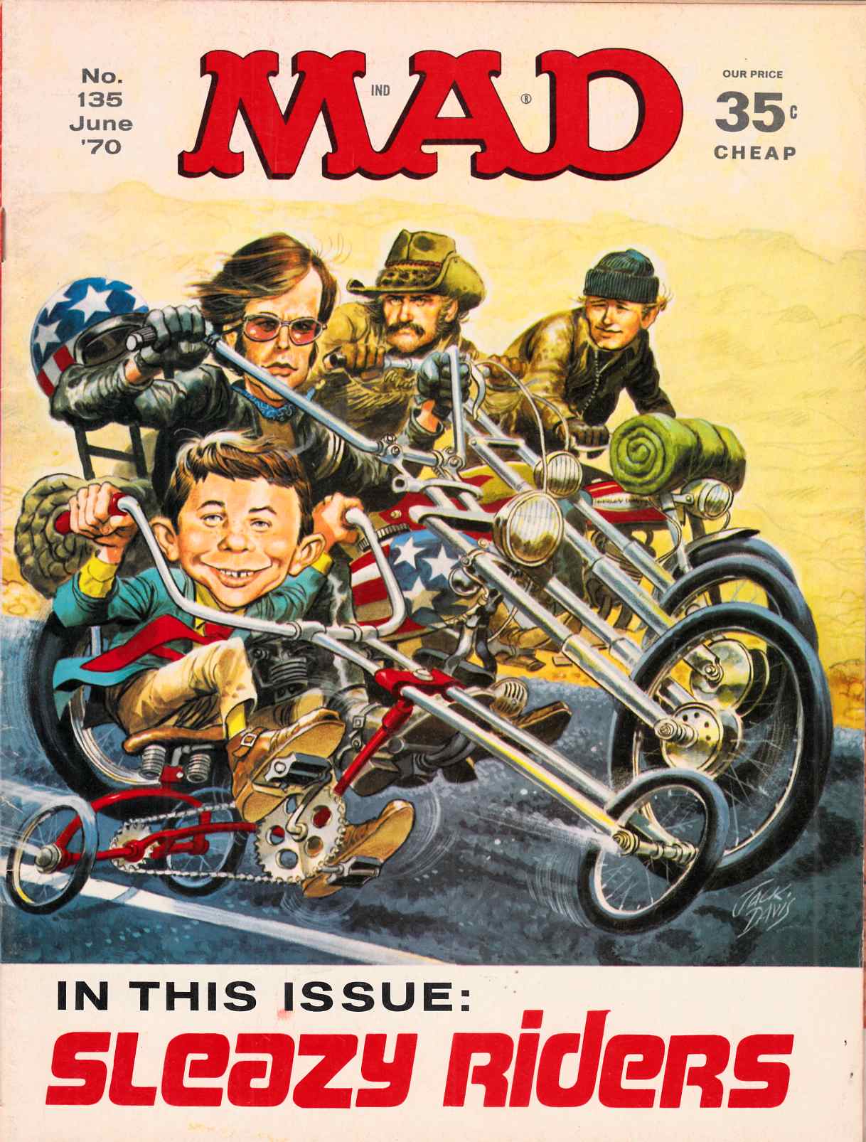 Mad Magazine #135 Very Good (4.0) [EC Comic] THUMBNAIL