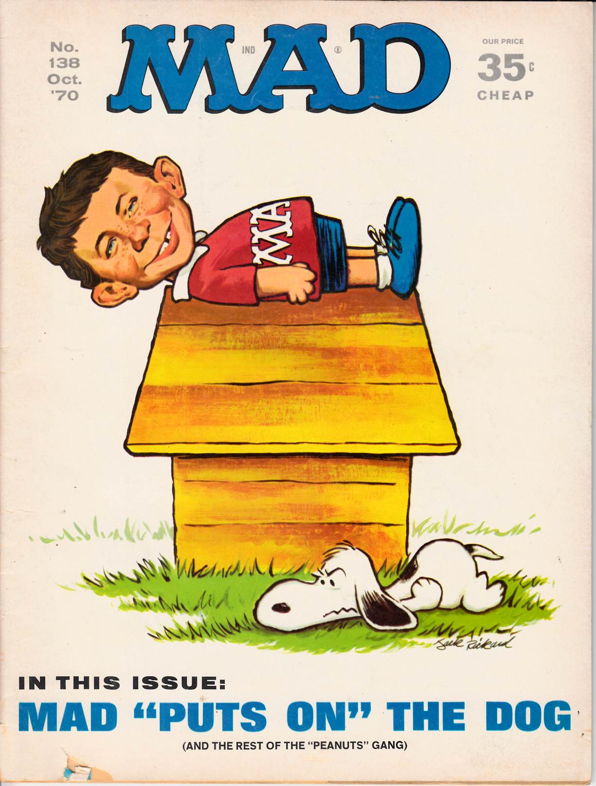 Mad Magazine #138 Very Good Minus (3.5) [EC Comic] THUMBNAIL