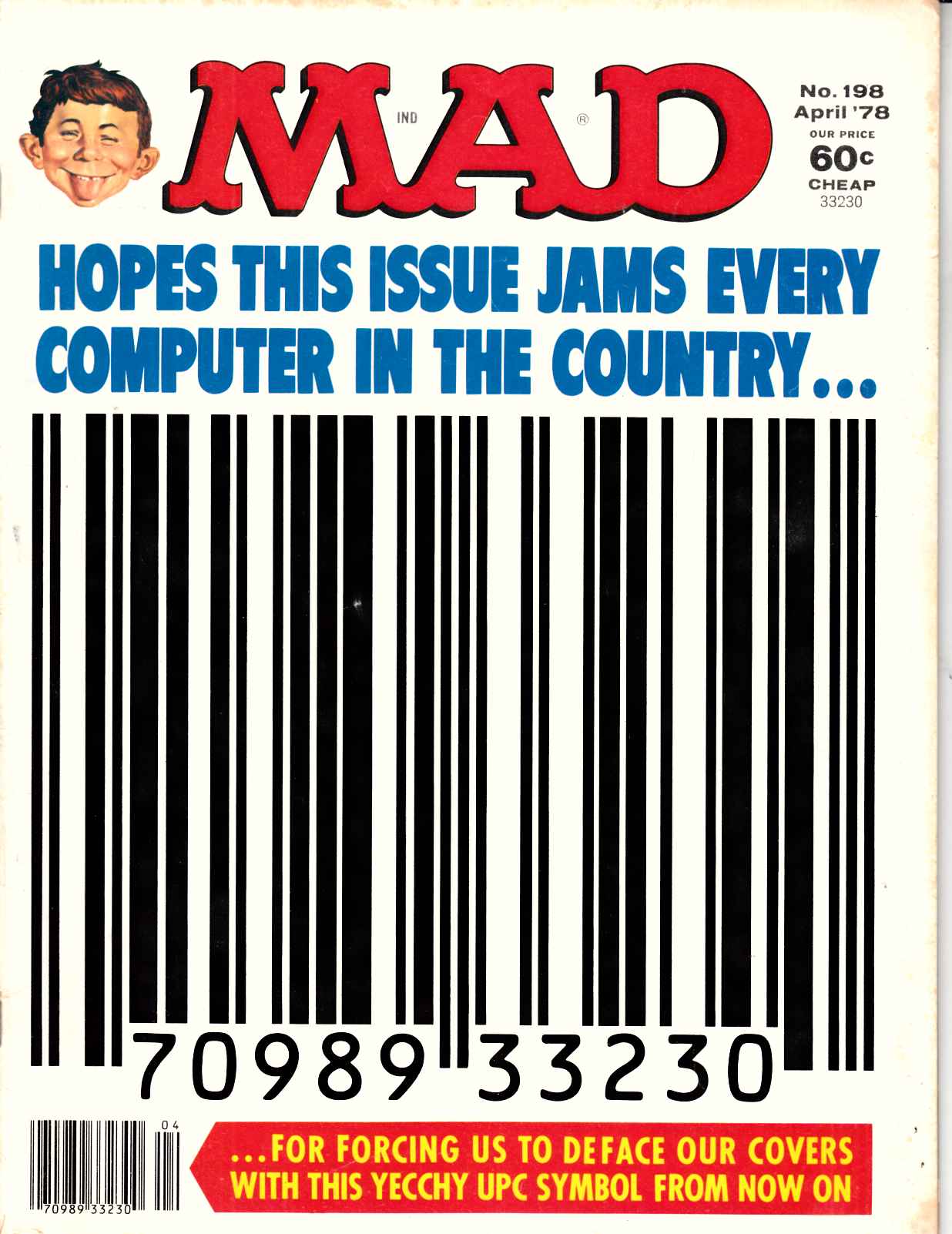 Mad Magazine #198 Very Good (4.0) [EC Comic] LARGE