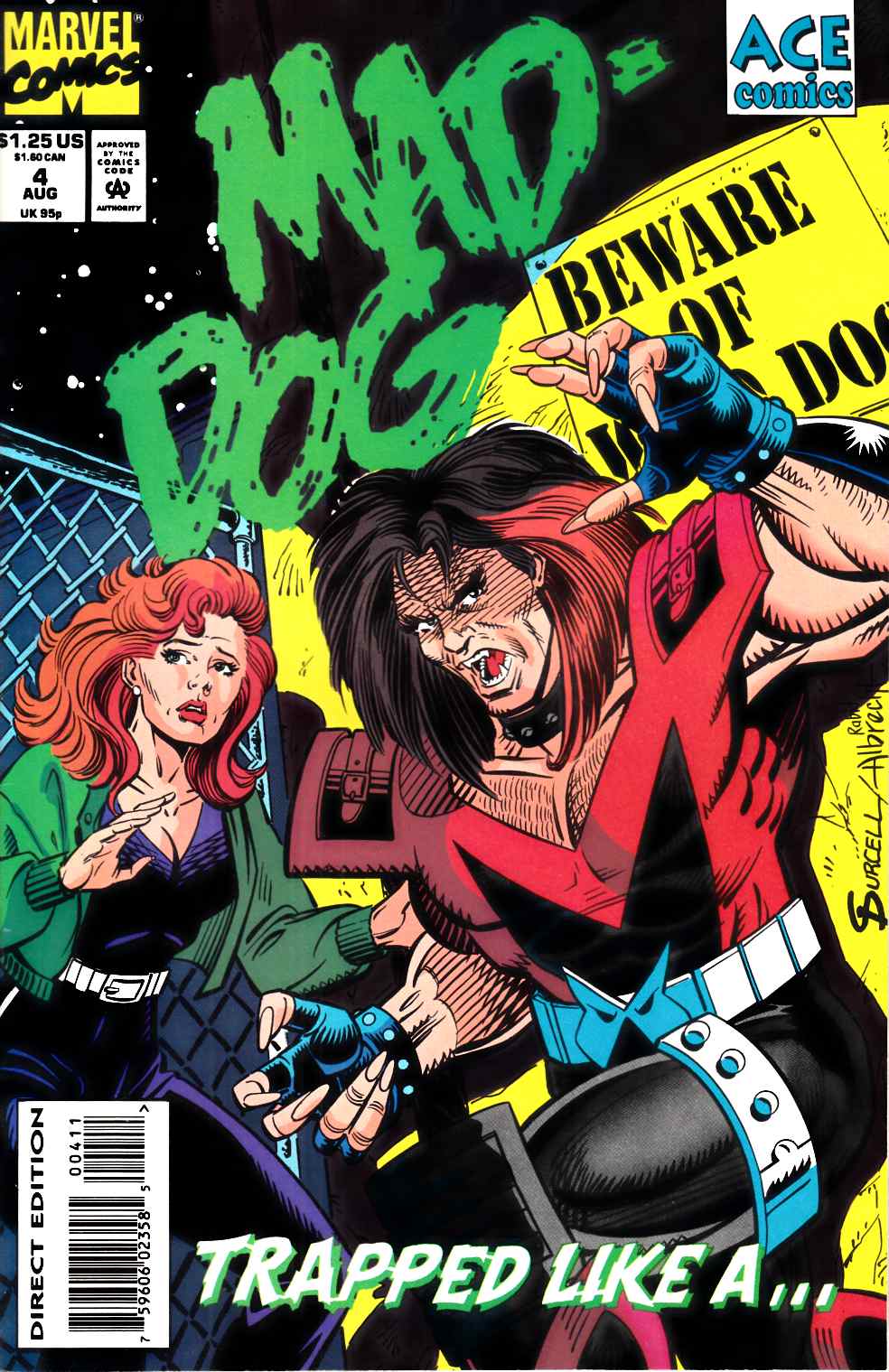 Mad Dog #4 Near Mint (9.4) [Marvel Comic] LARGE