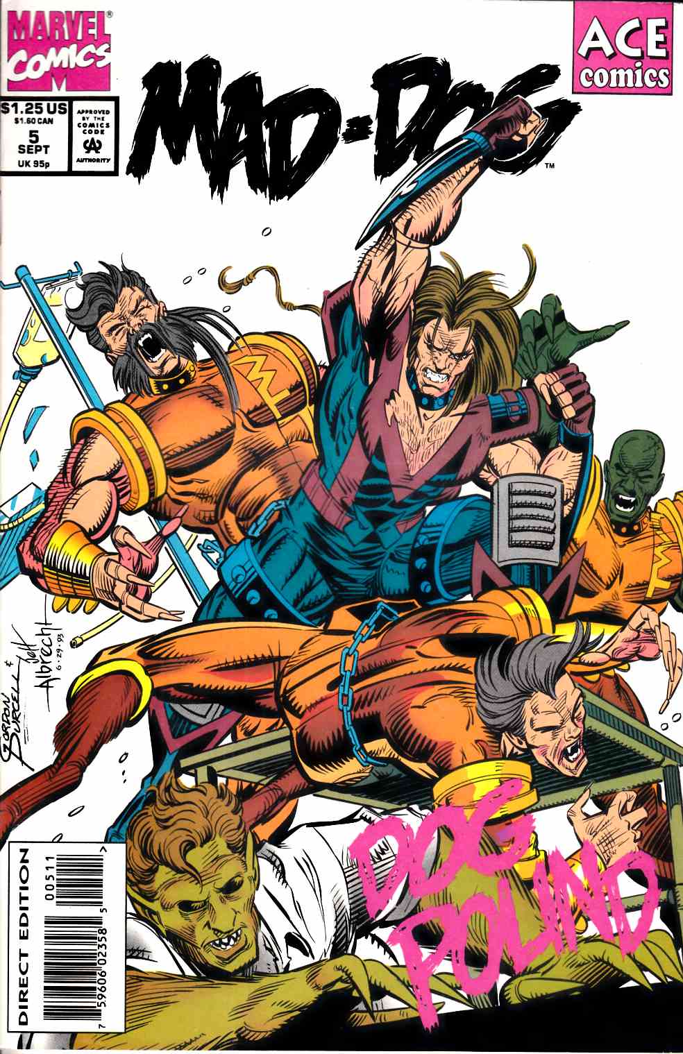 Mad Dog #5 Very Fine (8.0) [Marvel Comic] LARGE