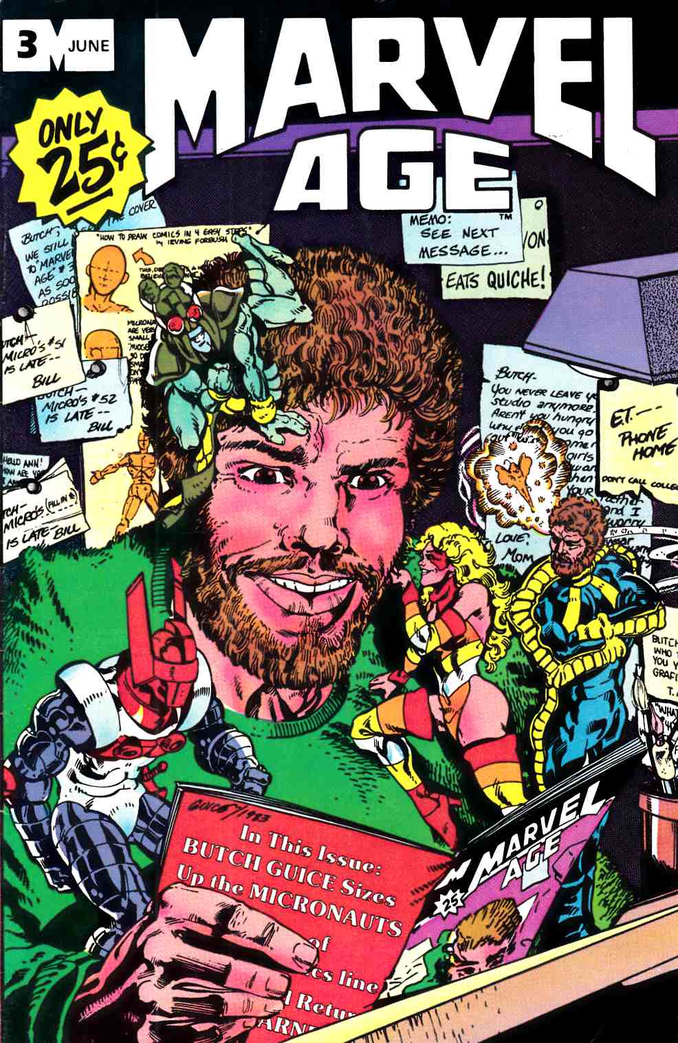 Marvel Age #3 Fine (6.0) [Marvel Comic] LARGE