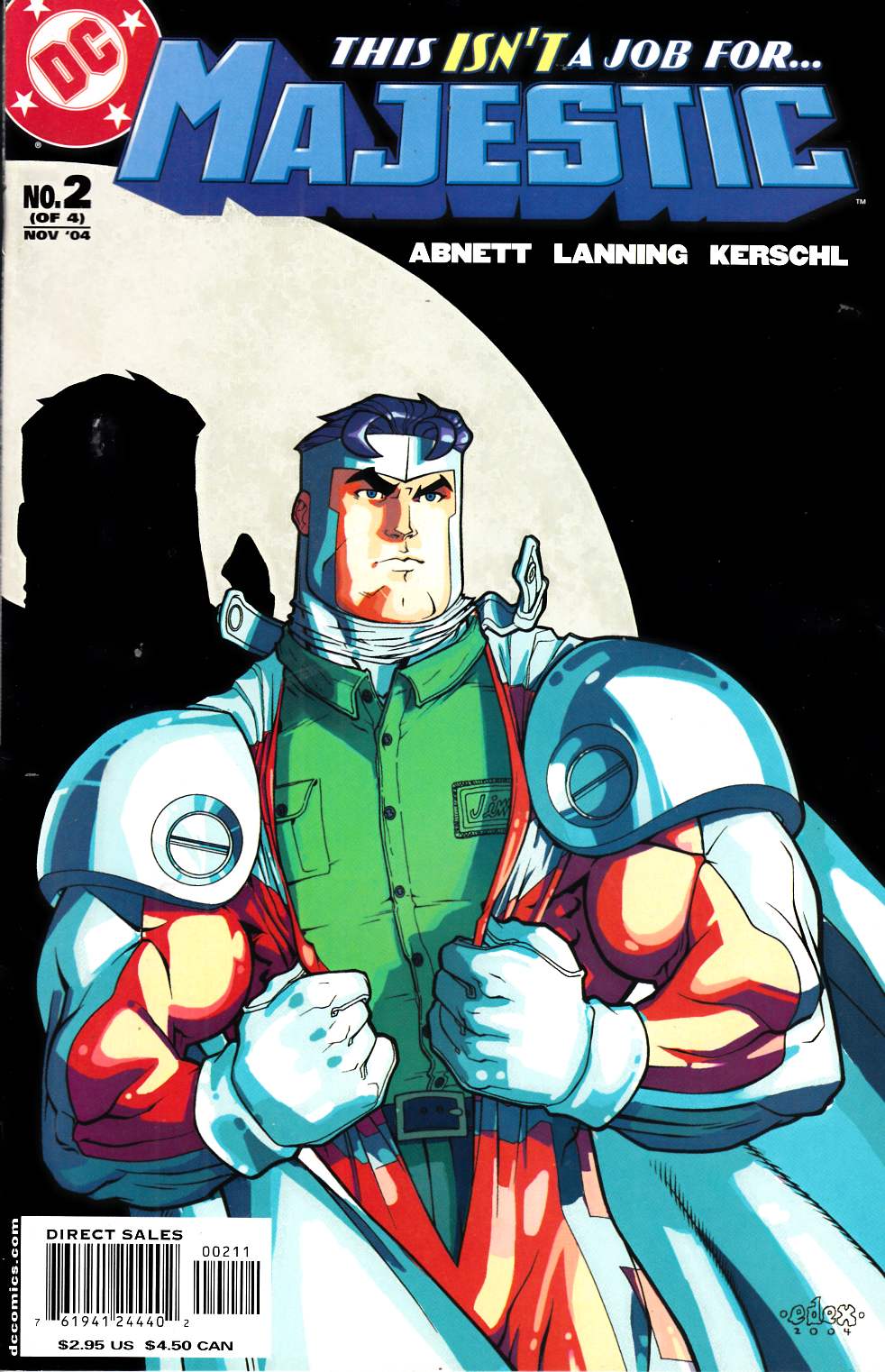 Majestic #2 Near Mint (9.4) [DC Comic] THUMBNAIL