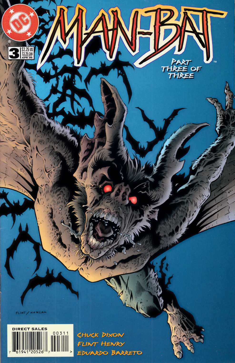 Man-Bat #3 Very Fine (8.0) [DC Comic] LARGE