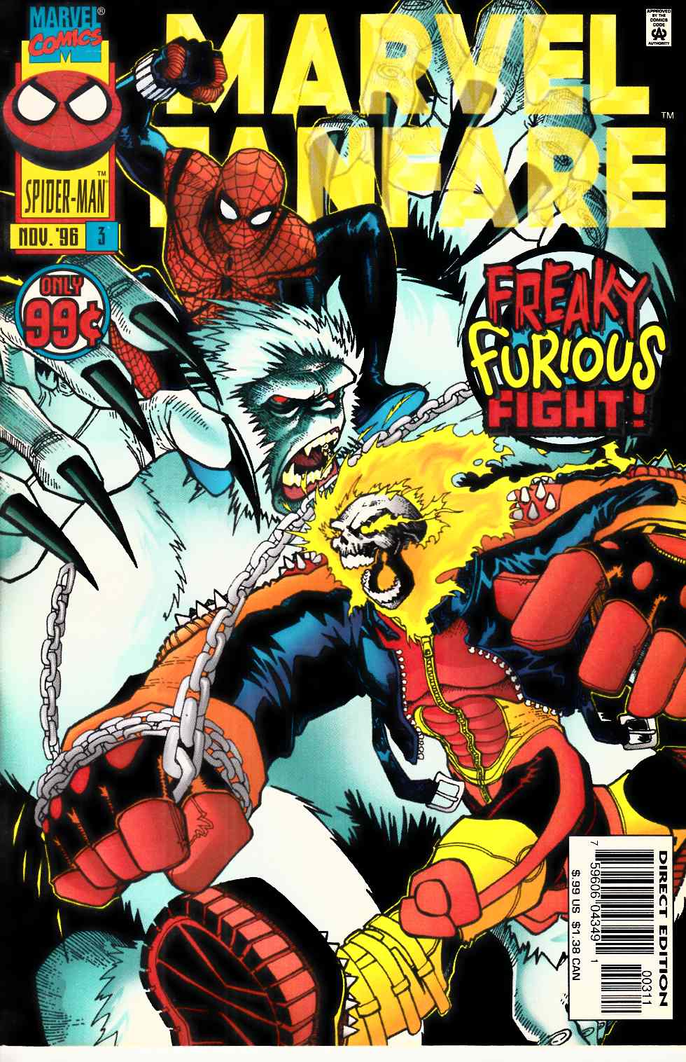 Marvel Fanfare #3 Very Fine (8.0) [Marvel Comic] LARGE
