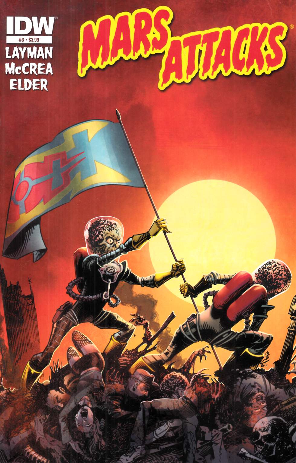 Mars Attacks #3 Very Fine (8.0) [IDW Comic] THUMBNAIL