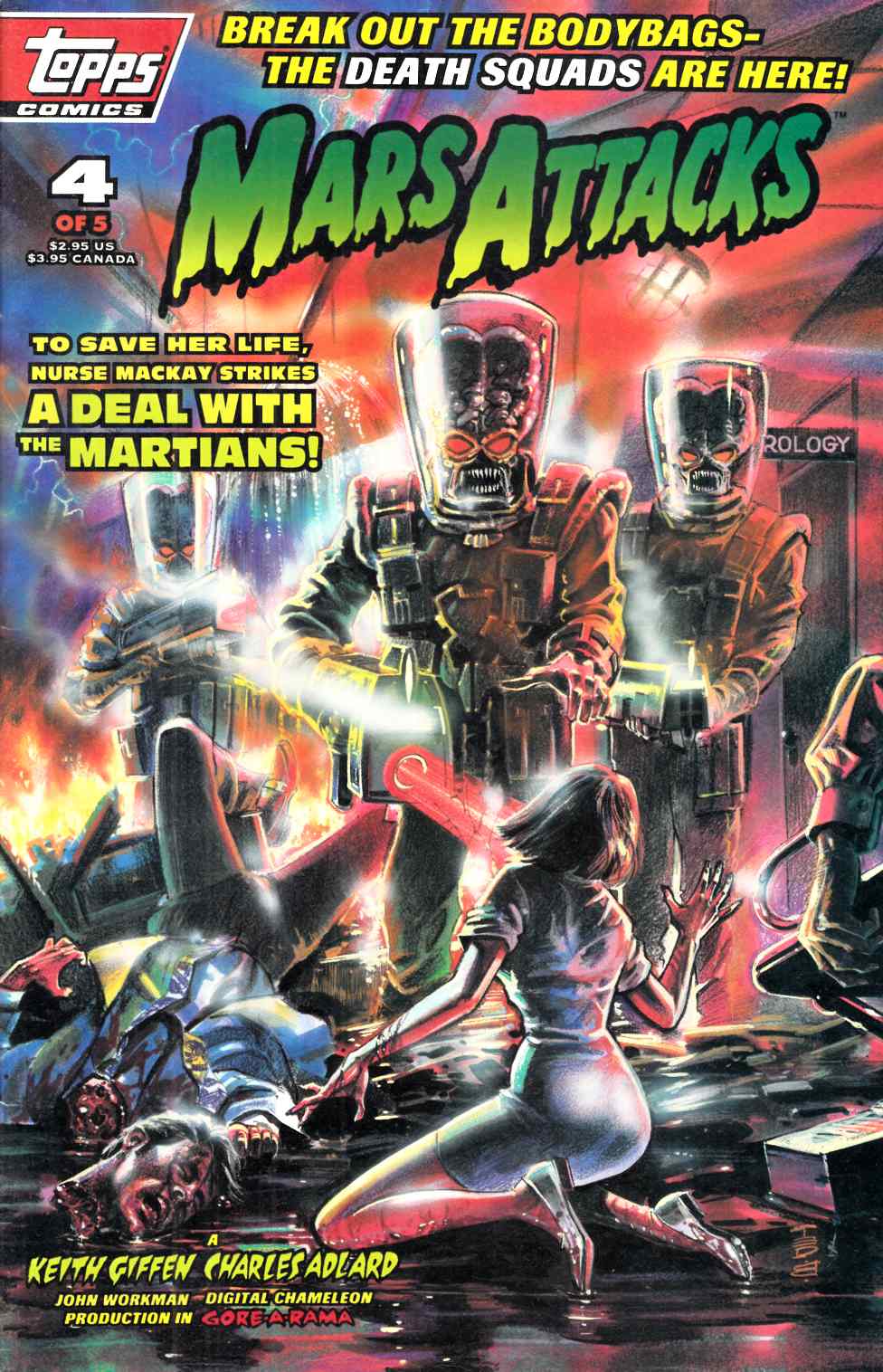 Mars Attacks #4 Very Fine (8.0) [Topps Comic] LARGE