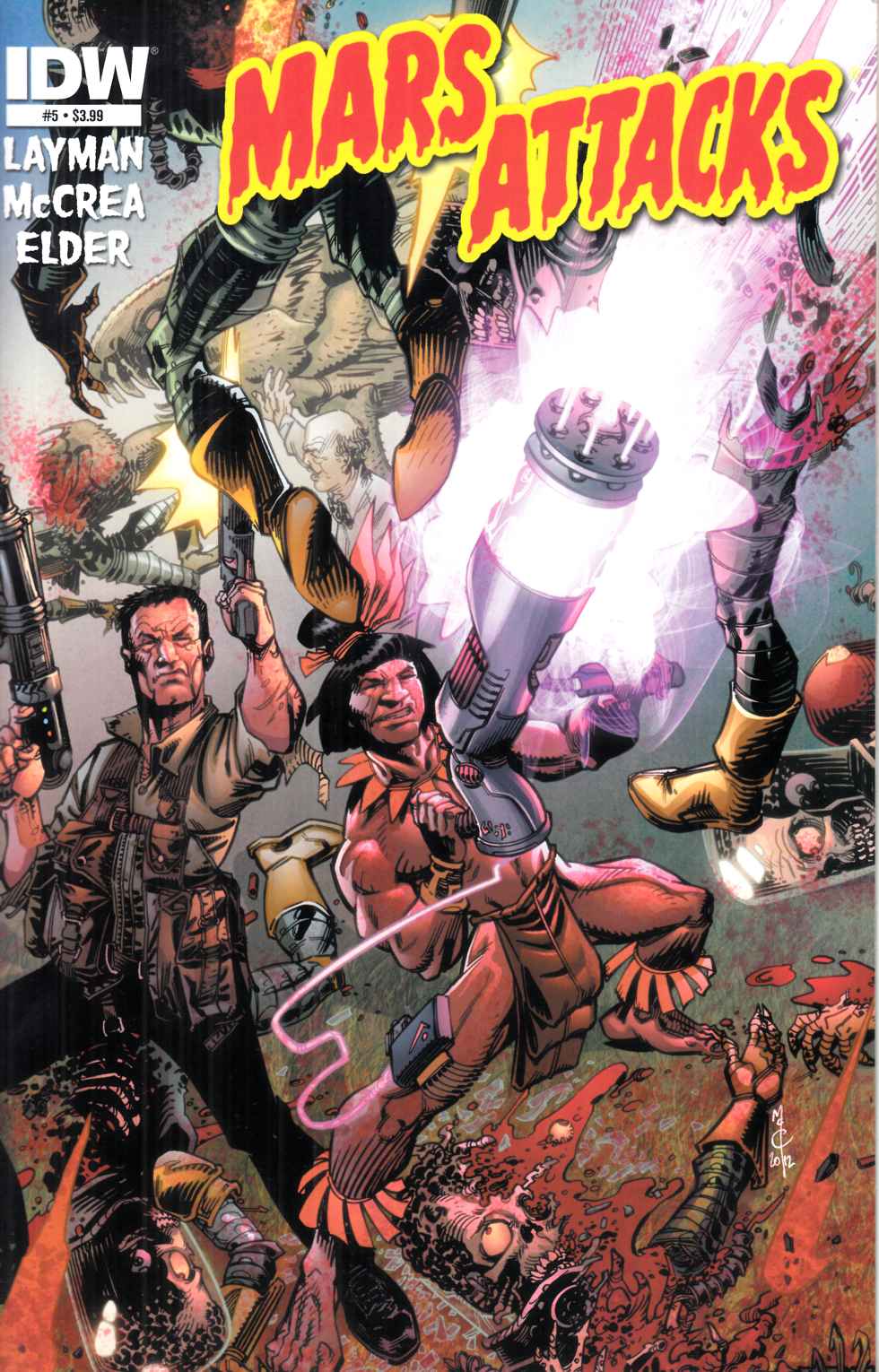 Mars Attacks #5 Near Mint (9.4) [IDW Comic] THUMBNAIL