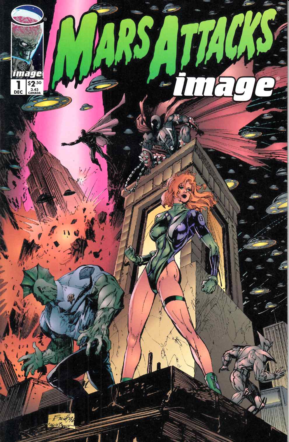 Mars Attacks Image #1 Near Mint (9.4) [Image Comic] LARGE