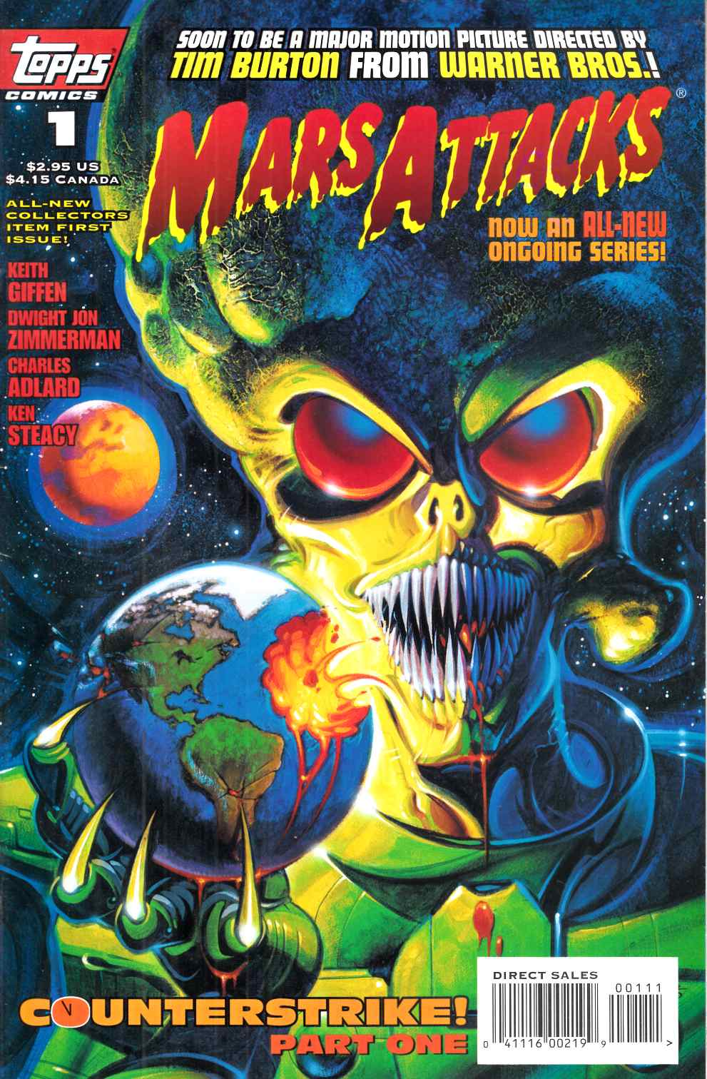 Mars Attacks #1 Very Fine (8.0) [Topps Comic] LARGE
