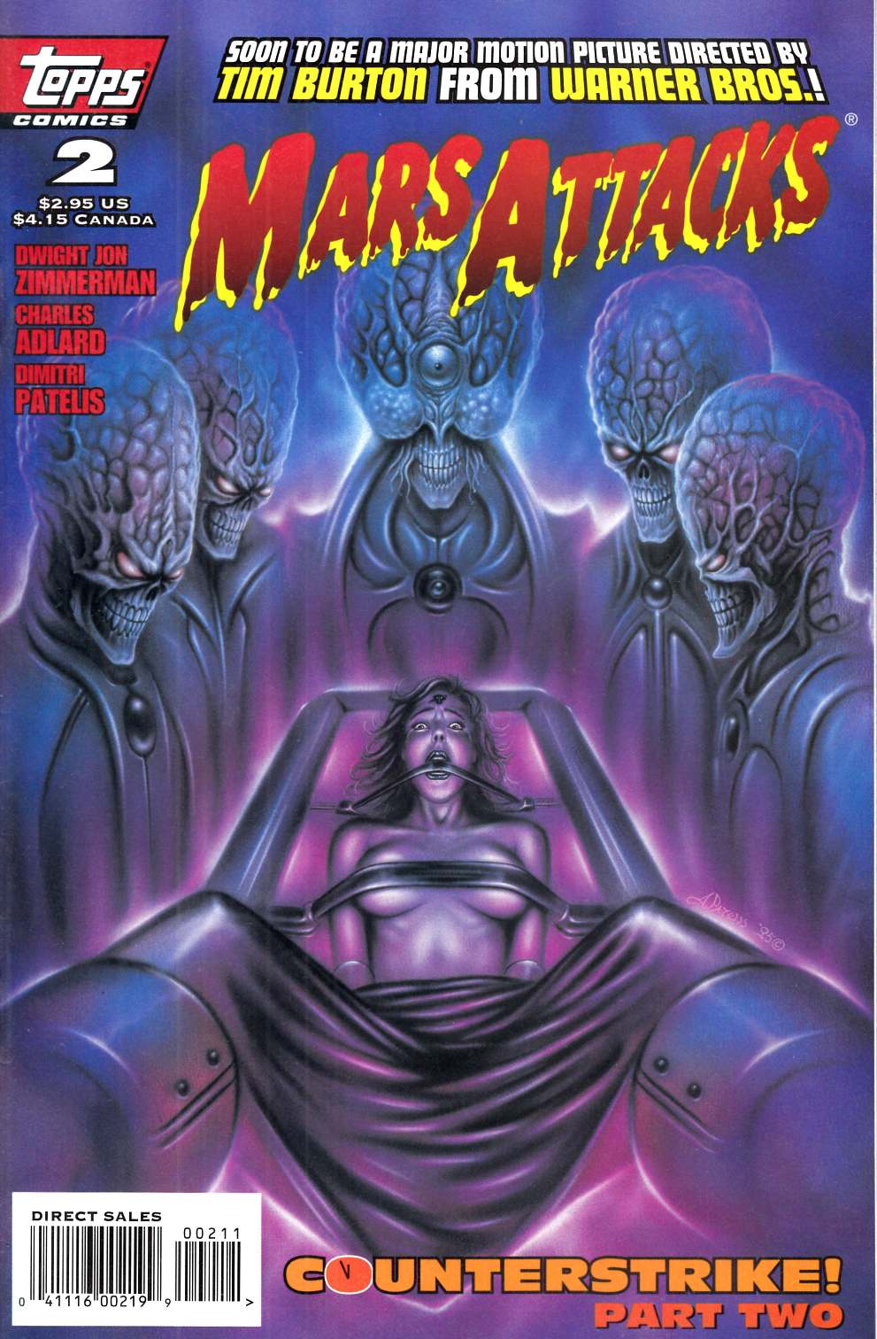 Mars Attacks #2 Very Fine (8.0) [Topps Comic] LARGE