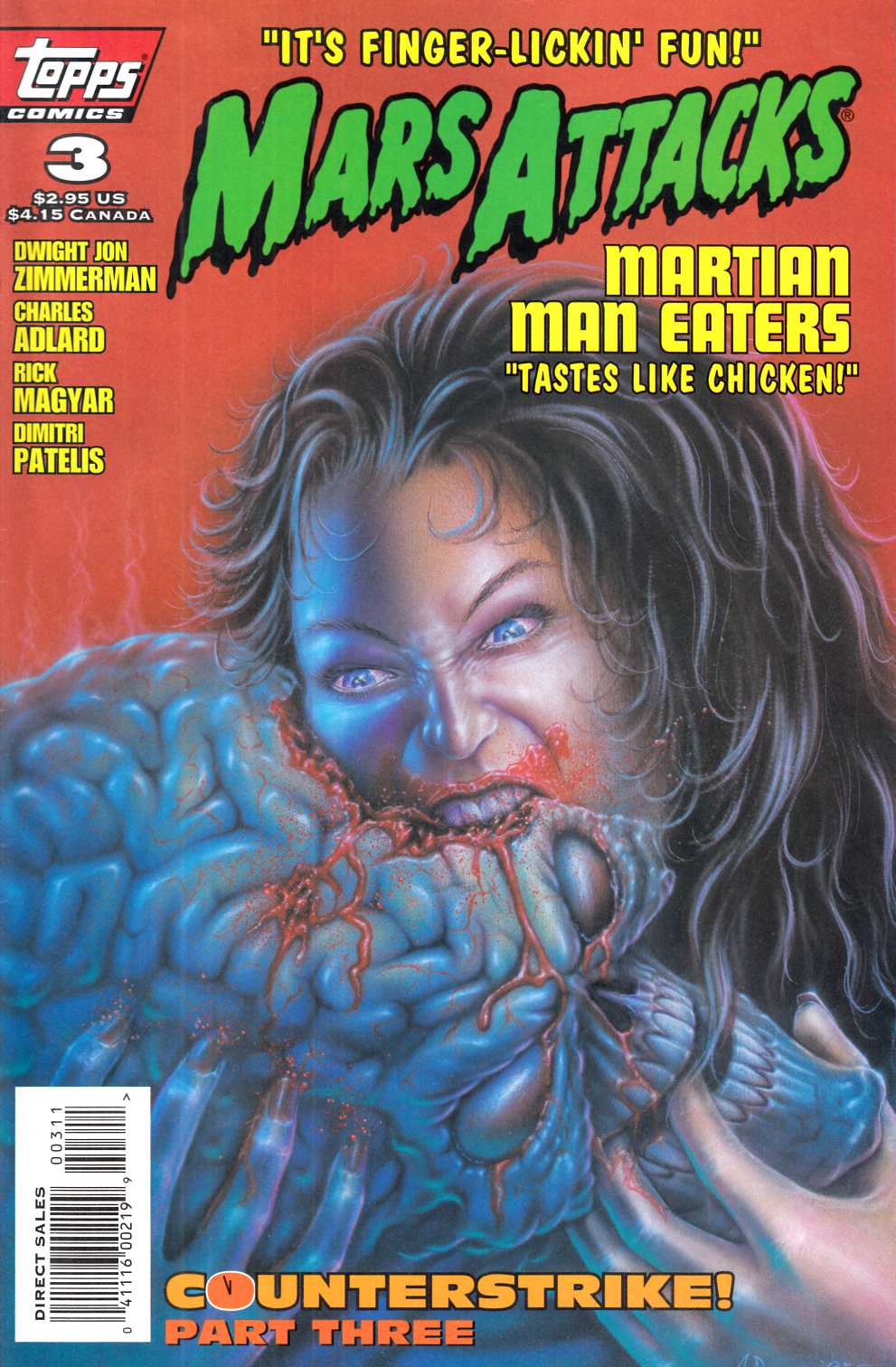 Mars Attacks #3 Very Fine (8.0) [Topps Comic] THUMBNAIL