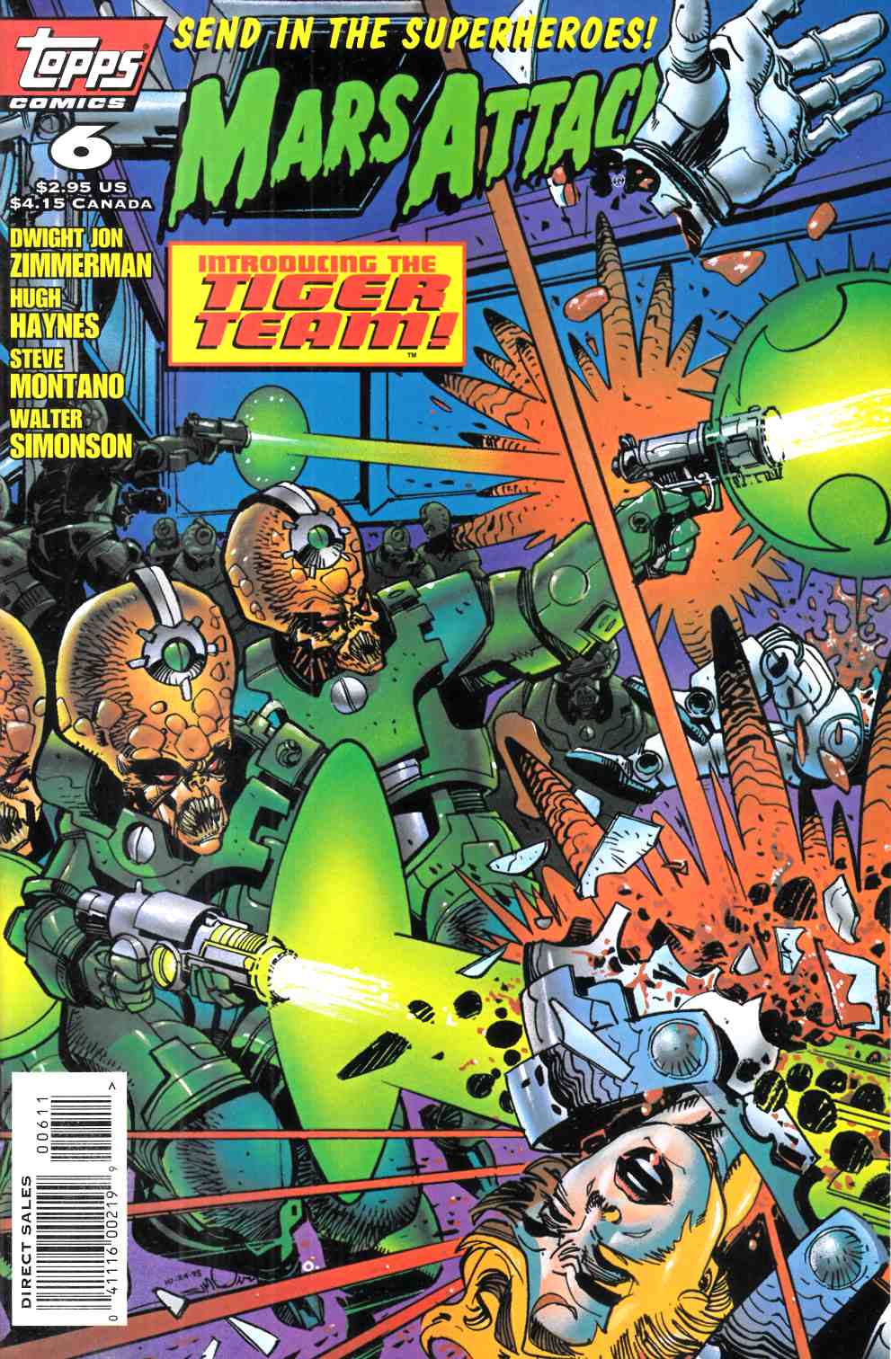 Mars Attacks #6 Very Fine (8.0) [Topps Comic] LARGE