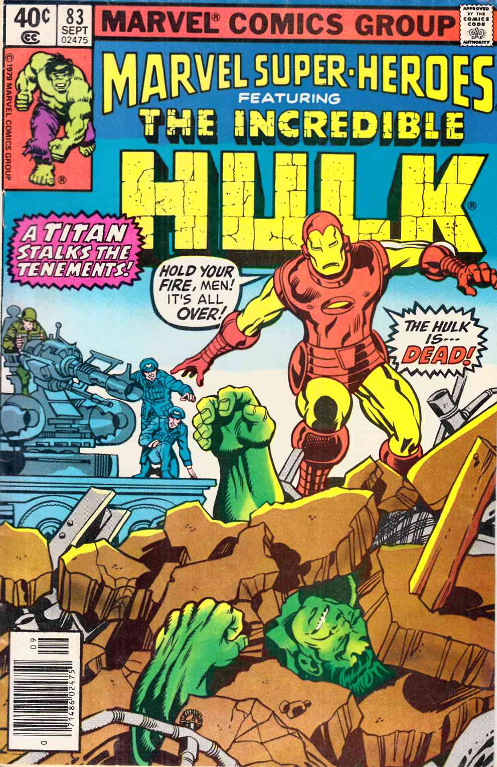 Marvel Super-Heroes #83 Newsstand Edition Very Good (4.0) [Marvel Comic] THUMBNAIL