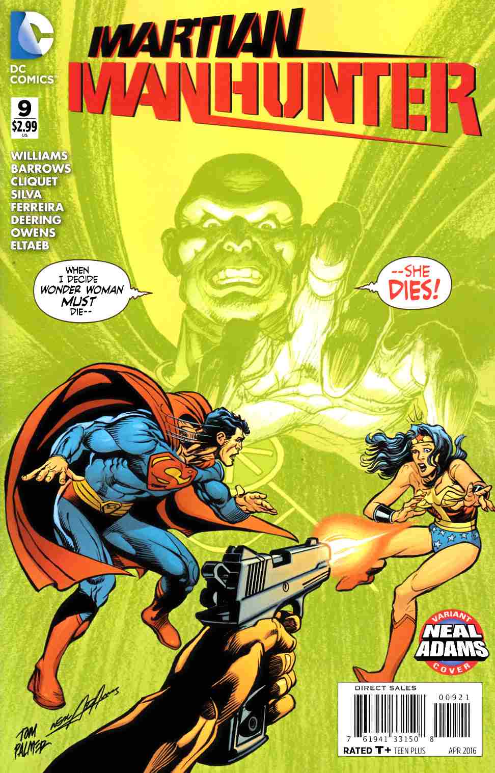 Martian Manhunter #9 Neal Adams Variant Cover [DC Comic] THUMBNAIL