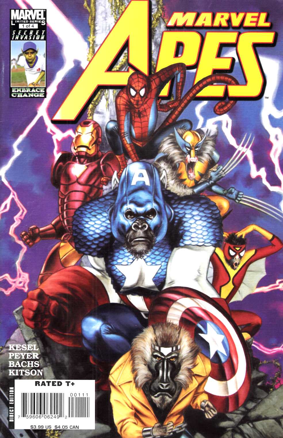 Marvel Apes #1 Very Fine (8.0) [Marvel Comic] LARGE