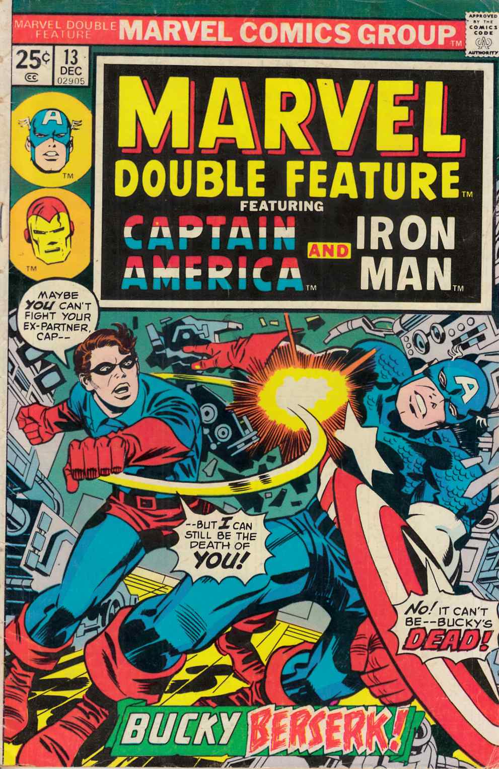 Marvel Double Feature #13 Very Good (4.0) [Marvel Comic] LARGE