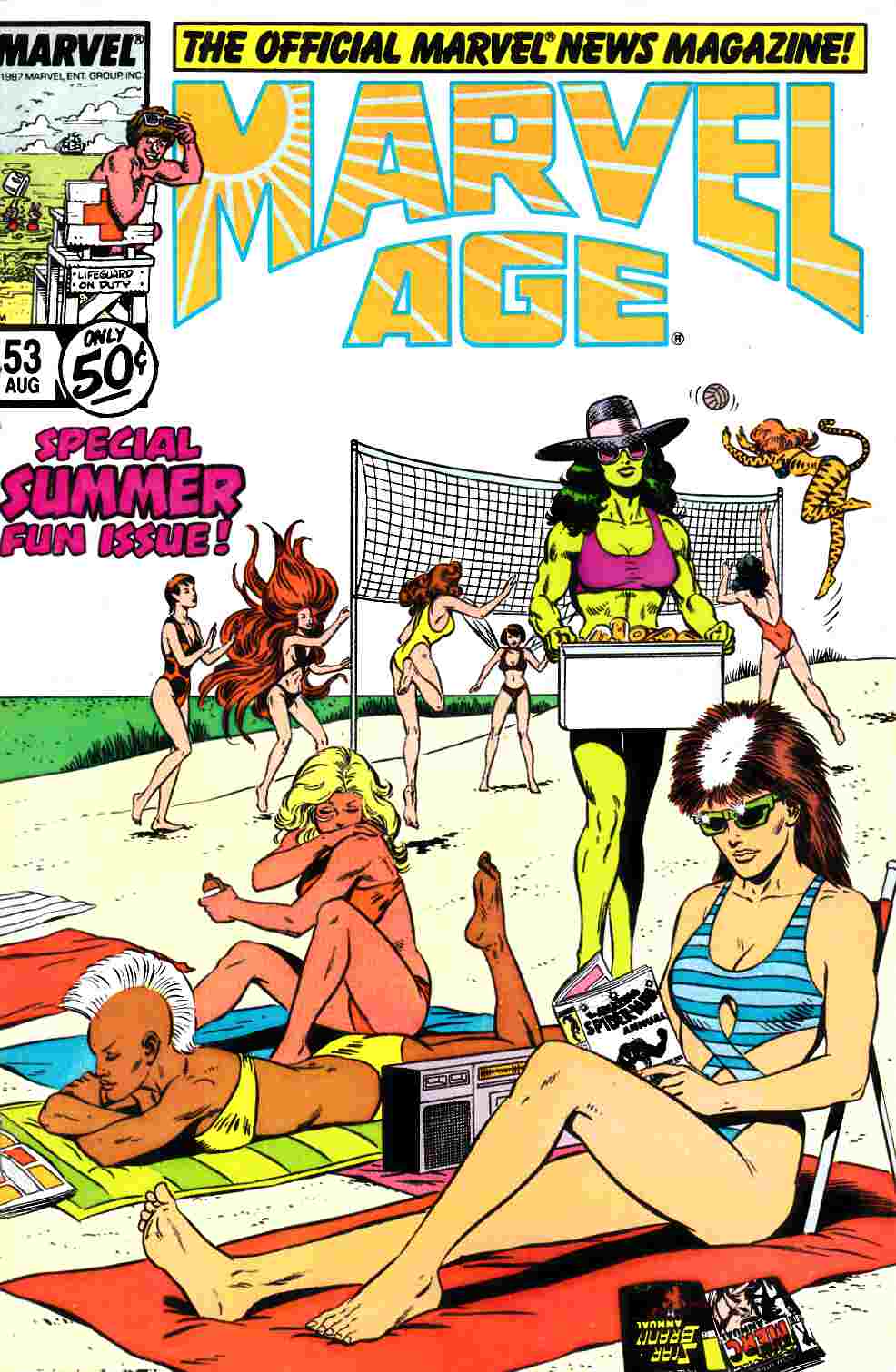 Marvel Age #53 Fine (6.0) [Marvel Comic] LARGE