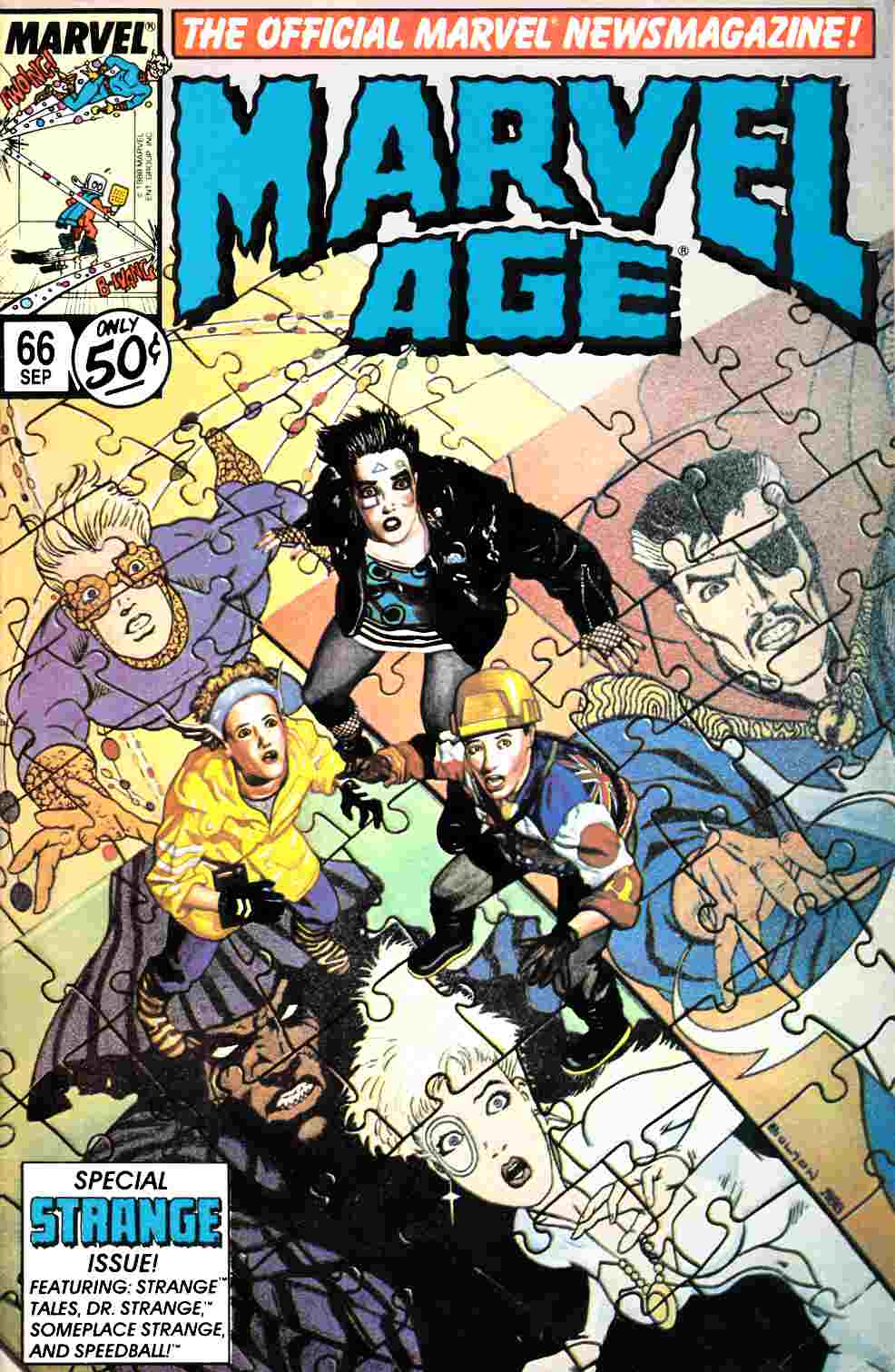 Marvel Age #66 Fine (6.0) [Marvel Comic] LARGE