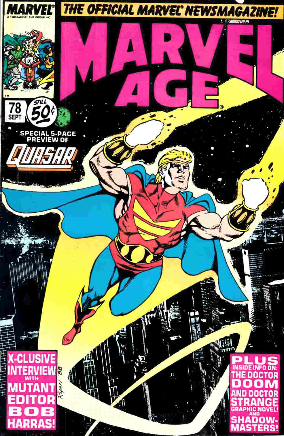 Marvel Age #78 Very Good (4.0) [Marvel Comic] THUMBNAIL