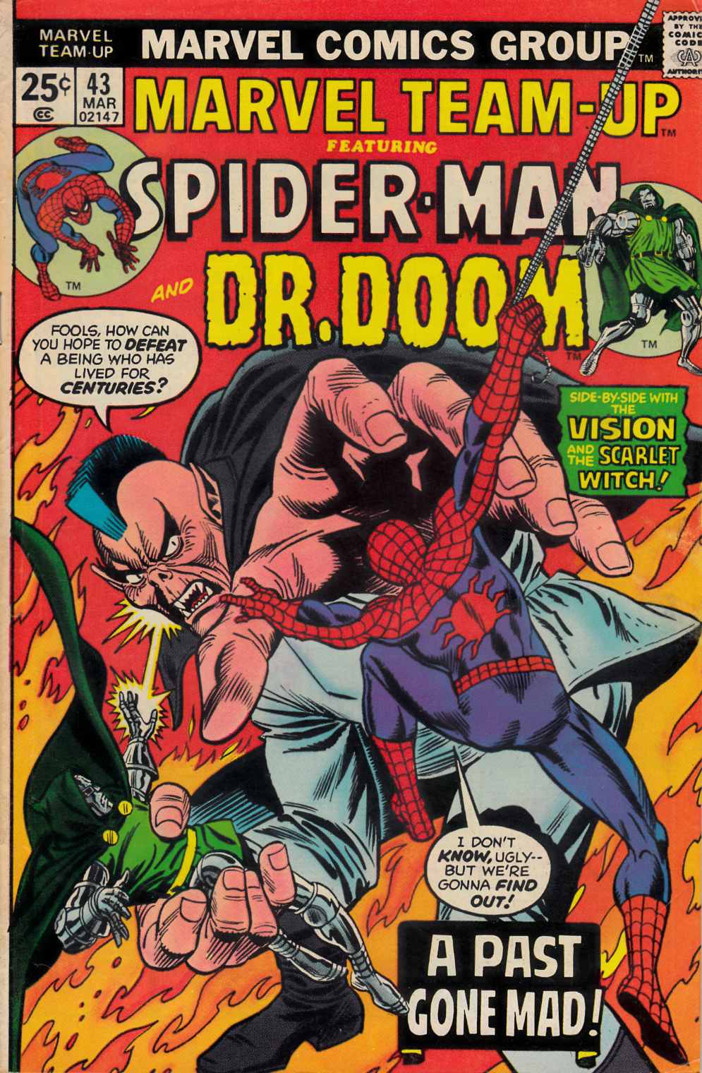 Marvel Team-Up #43 Fine Minus (5.5) [Marvel Comic] LARGE