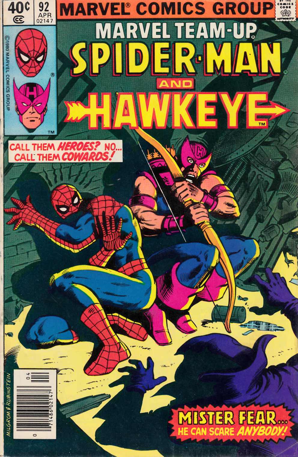 Marvel Team-Up #92 Newsstand Edition Very Good (4.0) [Marvel Comic] THUMBNAIL