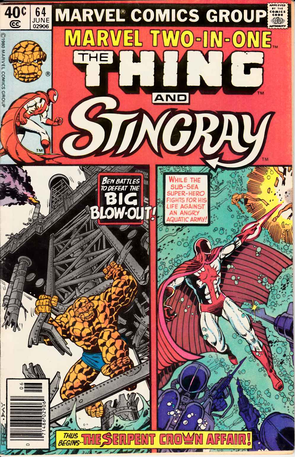 Marvel Two In One #64 Newsstand Edition Very Good (4.0) [Marvel Comic] LARGE