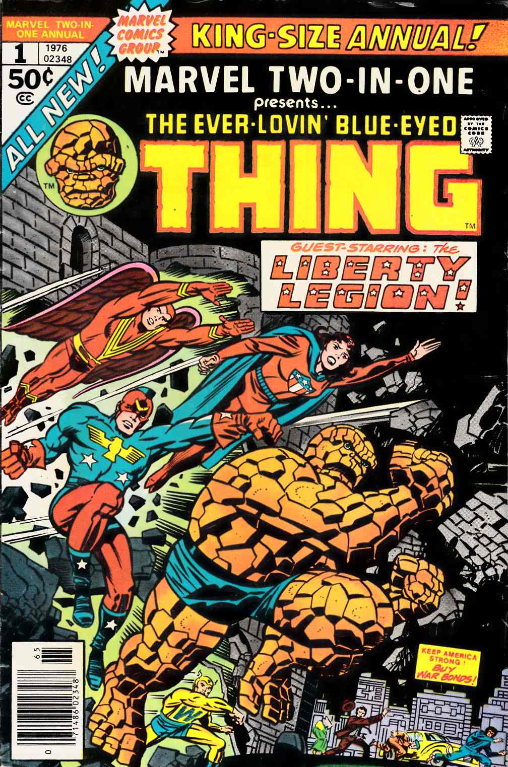 Marvel Two In One Annual #1 Very Good (4.0) [Marvel Comic] THUMBNAIL