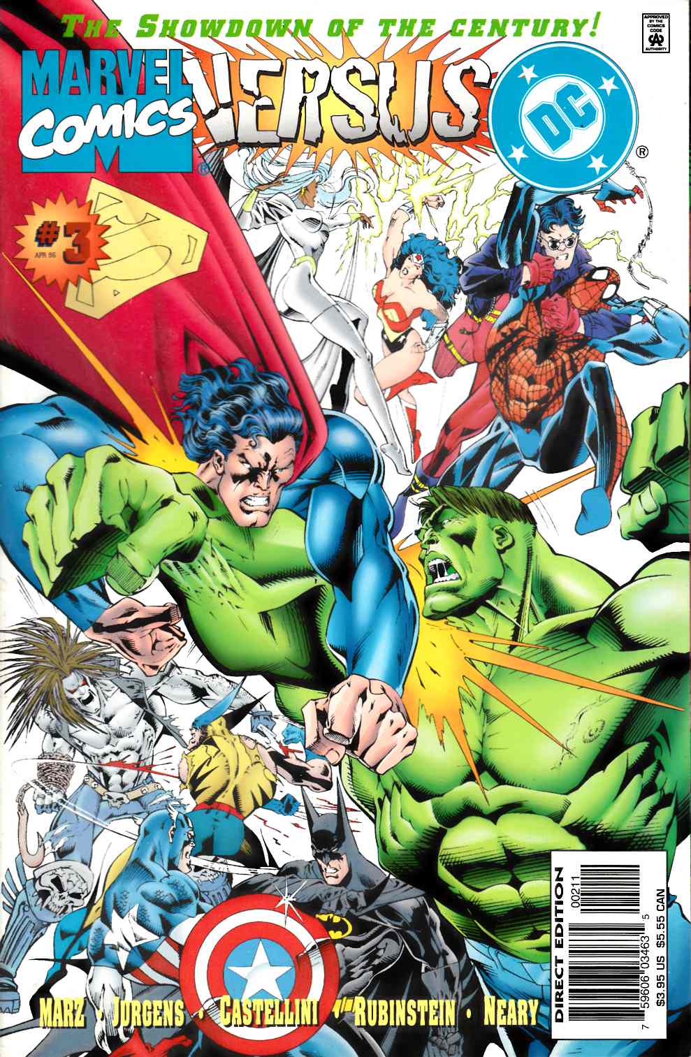 Marvel vs DC #3 Near Mint (9.4) [Marvel Comic] THUMBNAIL