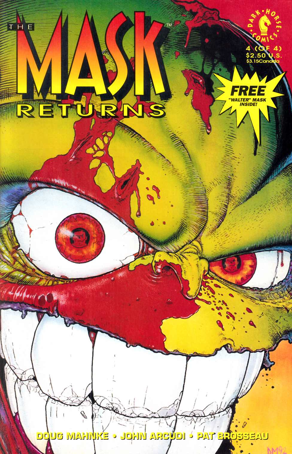 The Mask Returns #4 Very Fine (8.0) [Dark Horse Comic] LARGE