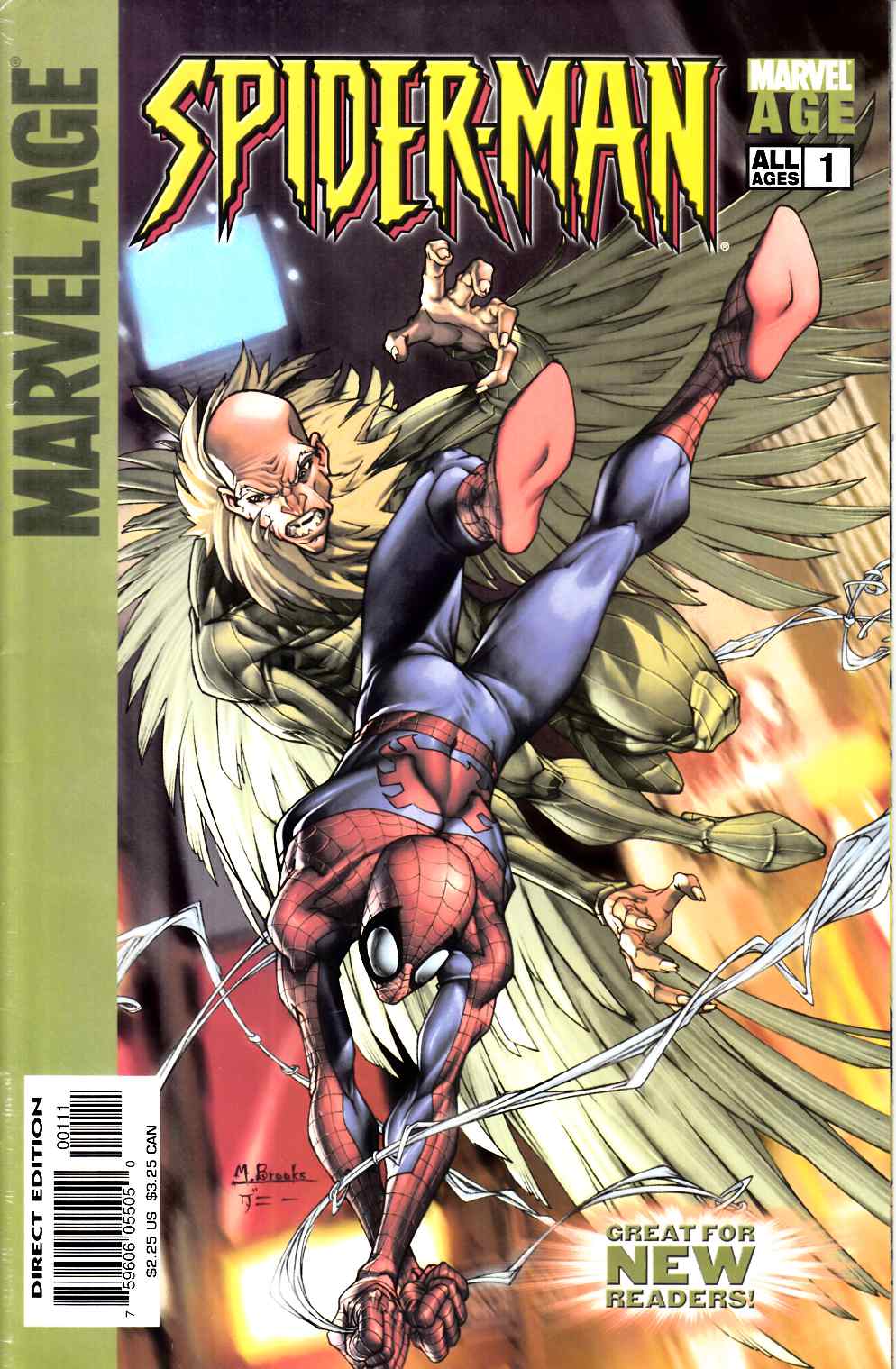 Marvel Age Spider-Man #1 Fine (6.0) [Marvel Comic] LARGE