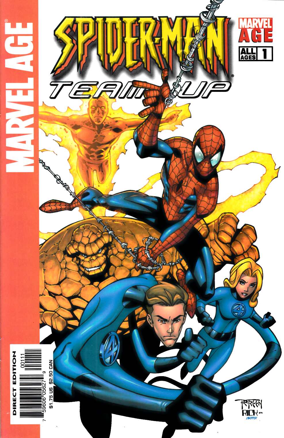 Marvel Age Spider-Man Team-Up #1 Very Fine (8.0) [Marvel Comic] THUMBNAIL